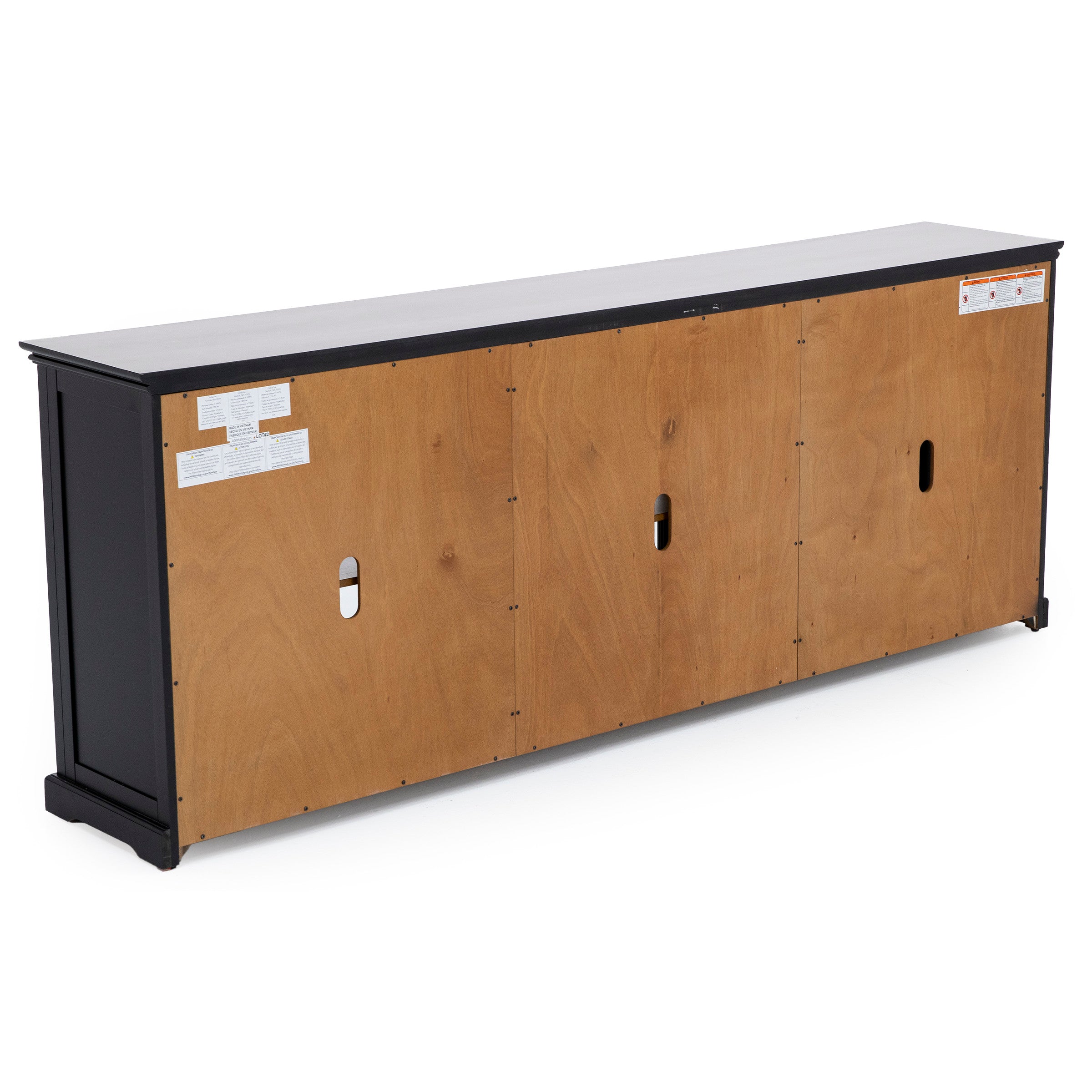 Essential Archuletta Black 6 Door Cabinet
