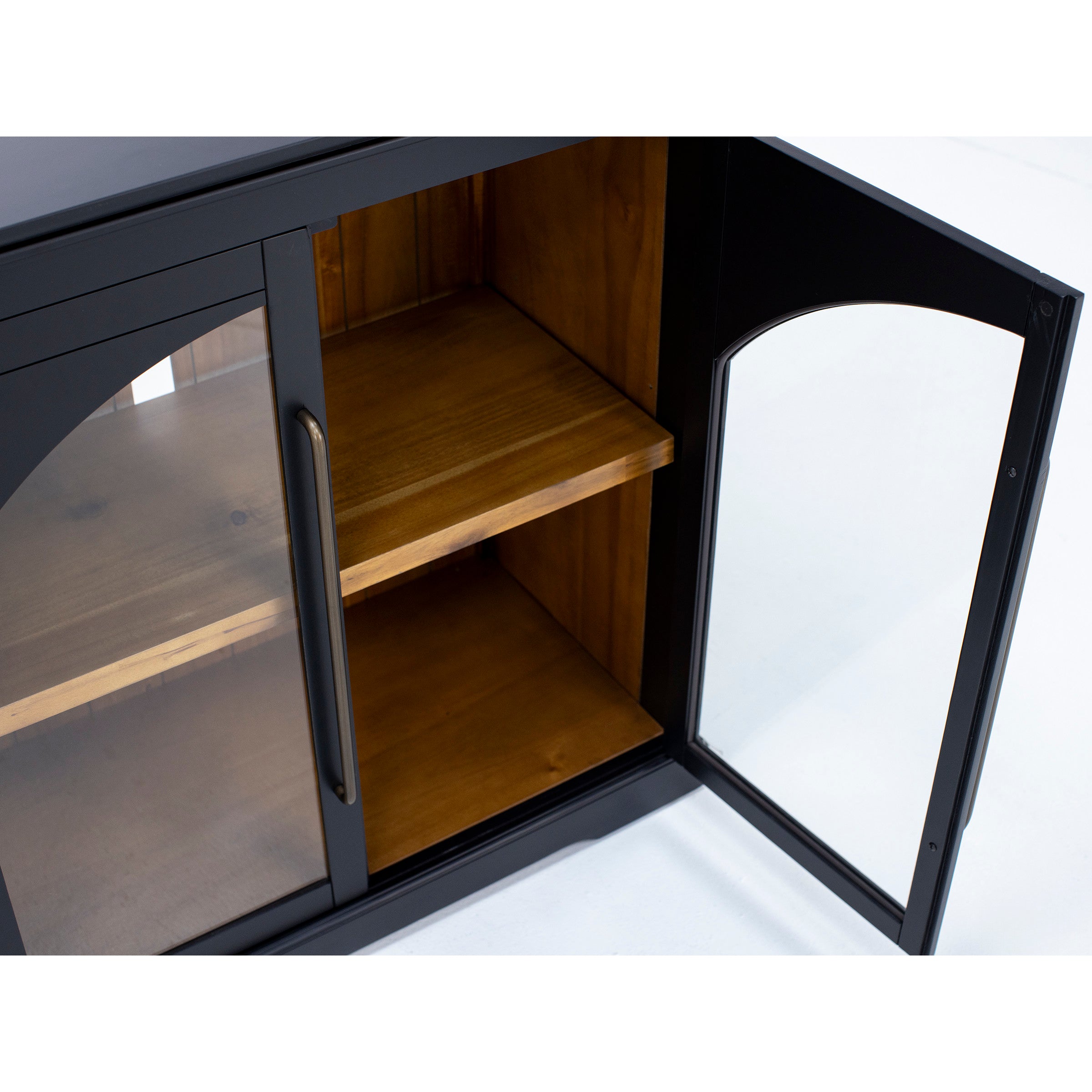 Essential Archuletta Black 6 Door Cabinet
