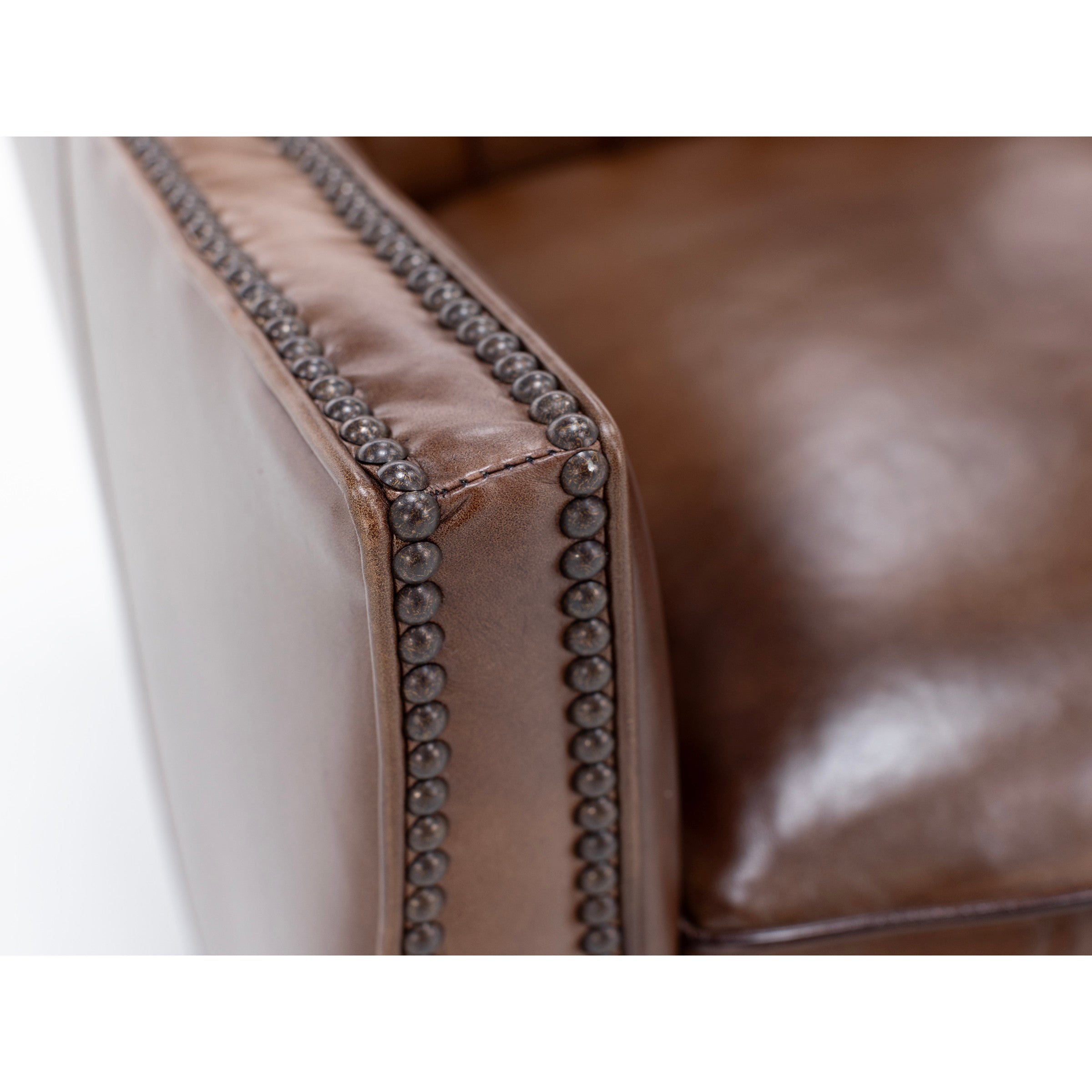 Carter Leather Swivel Club Chair
