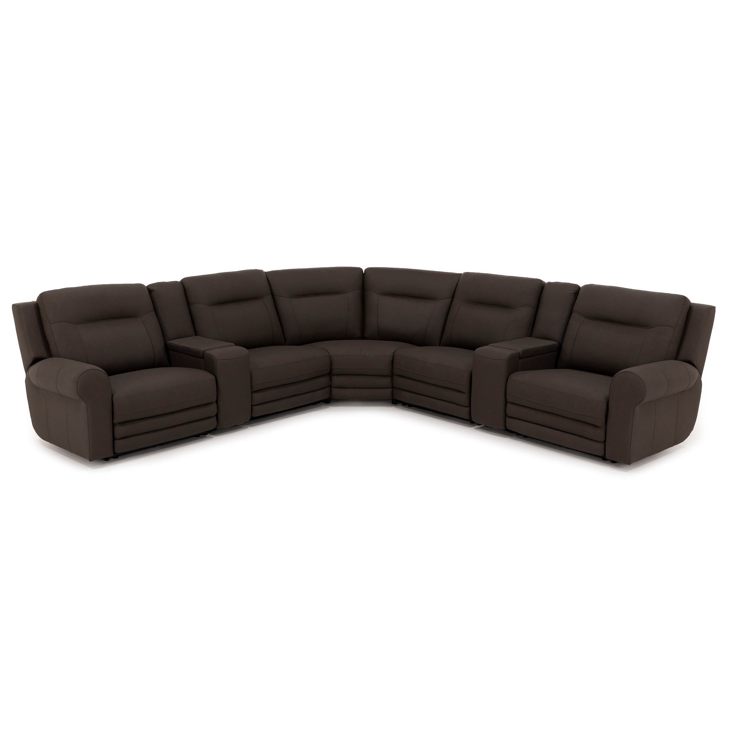 Candice 6-Pc. Leather Power Headrest Zero Gravity Reclining