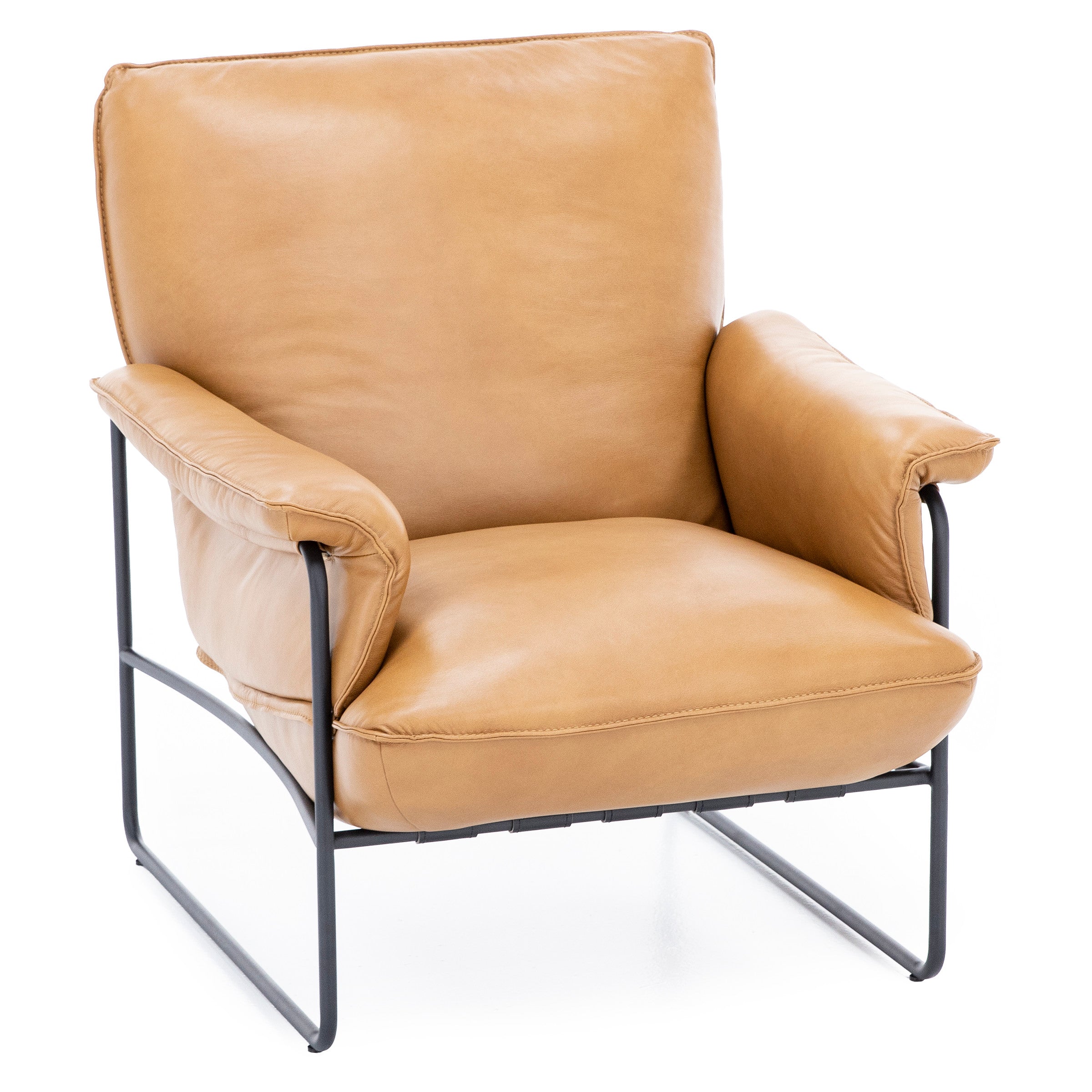 Julian Leather Accent Chair