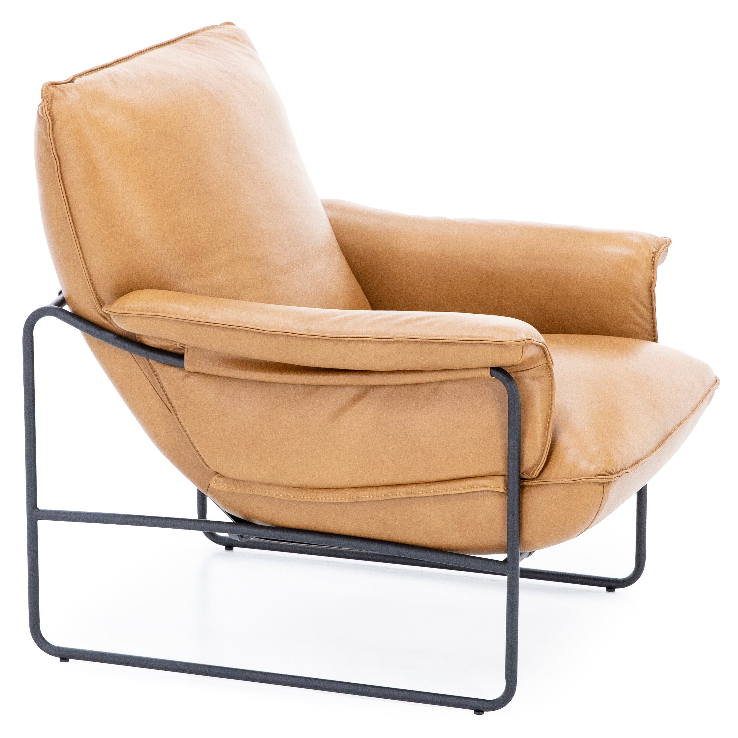 Julian Leather Accent Chair