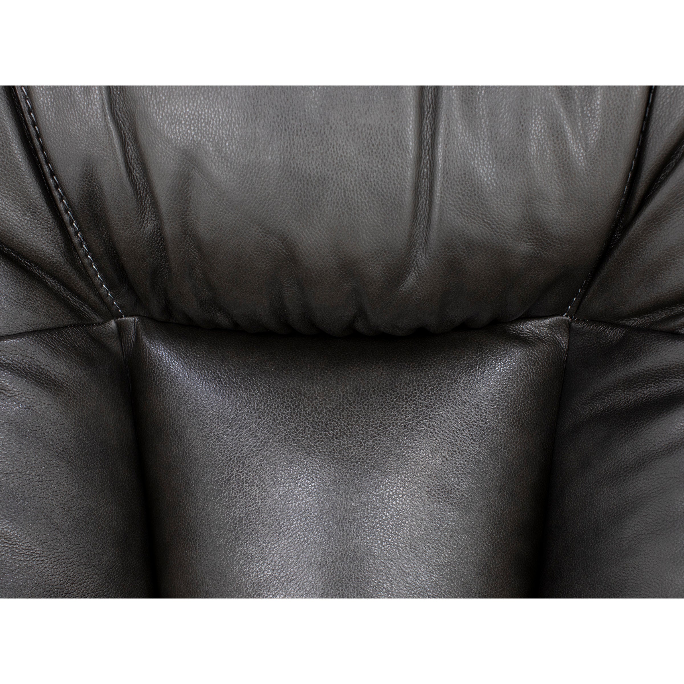 Geoff Leather Swivel Rocker Recliner