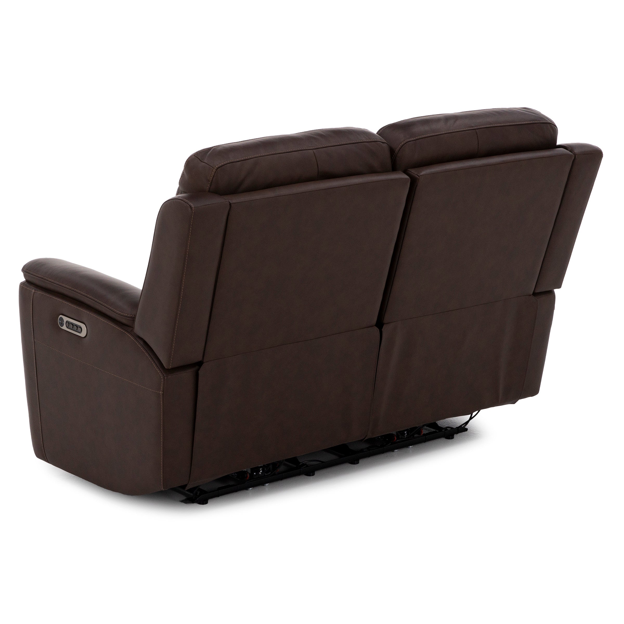 Hank Leather Fully Loaded Zero Gravity Reclining Loveseat