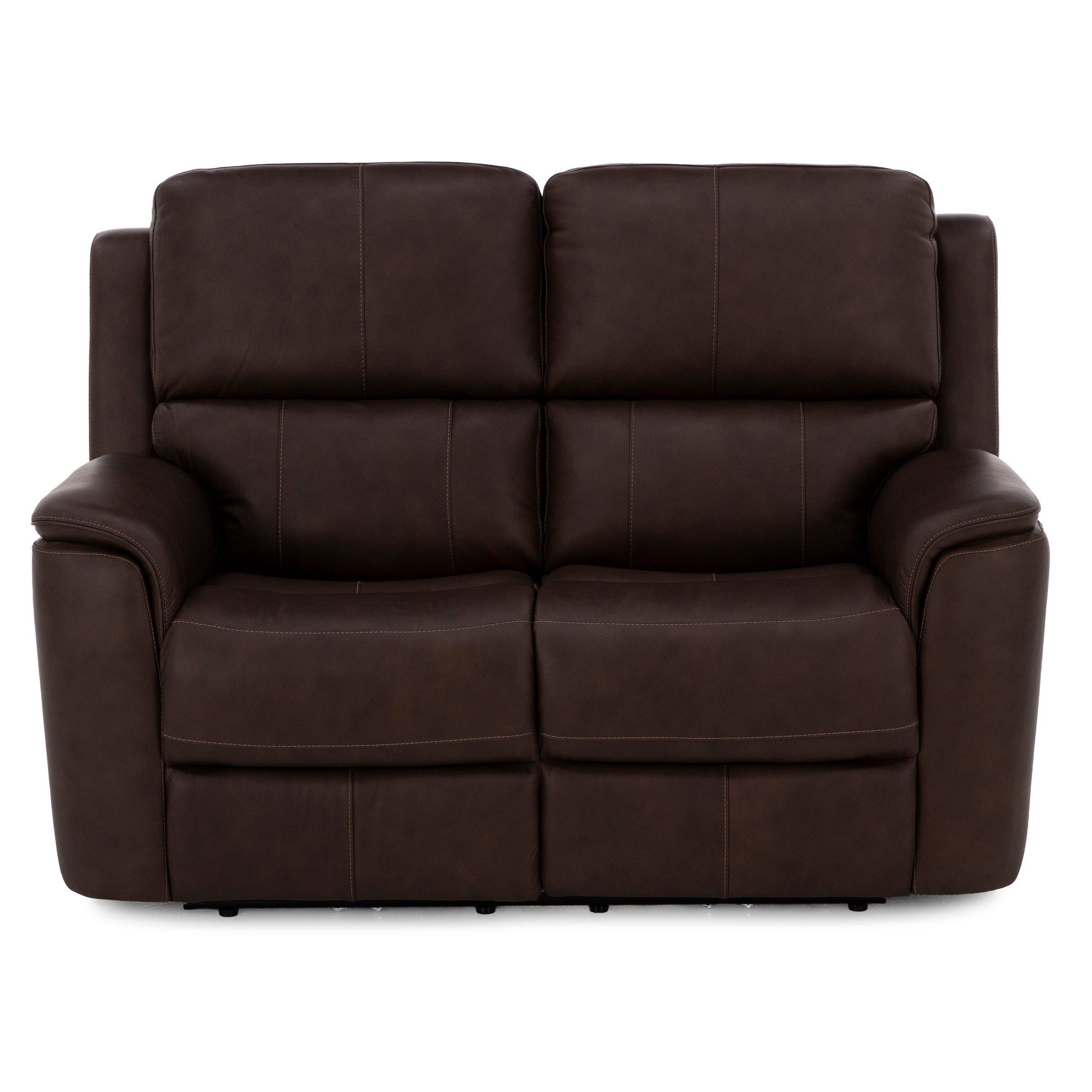 Hank Leather Fully Loaded Zero Gravity Reclining Loveseat