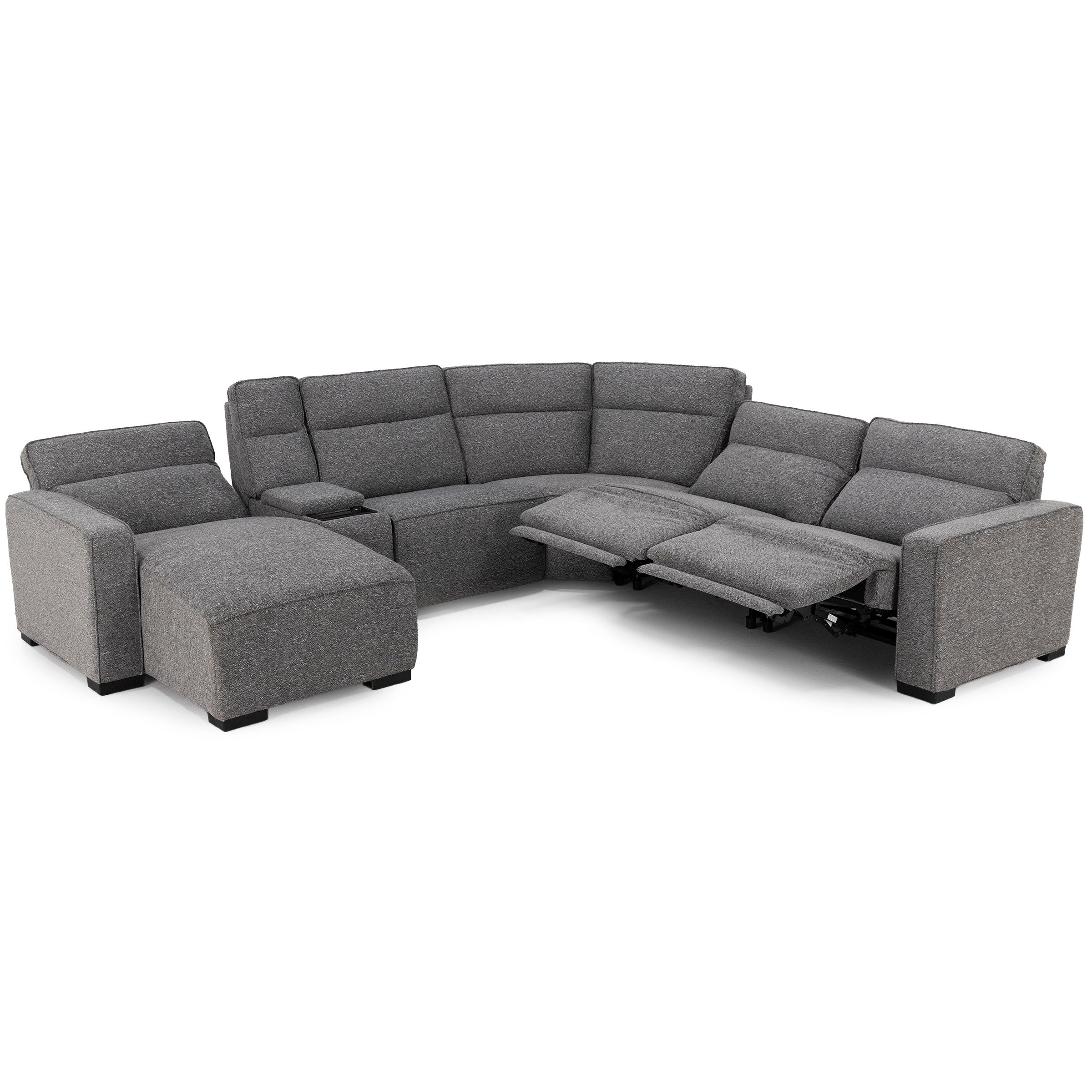 Beckett 6-Pc. Power Headrest Reclining Modular
