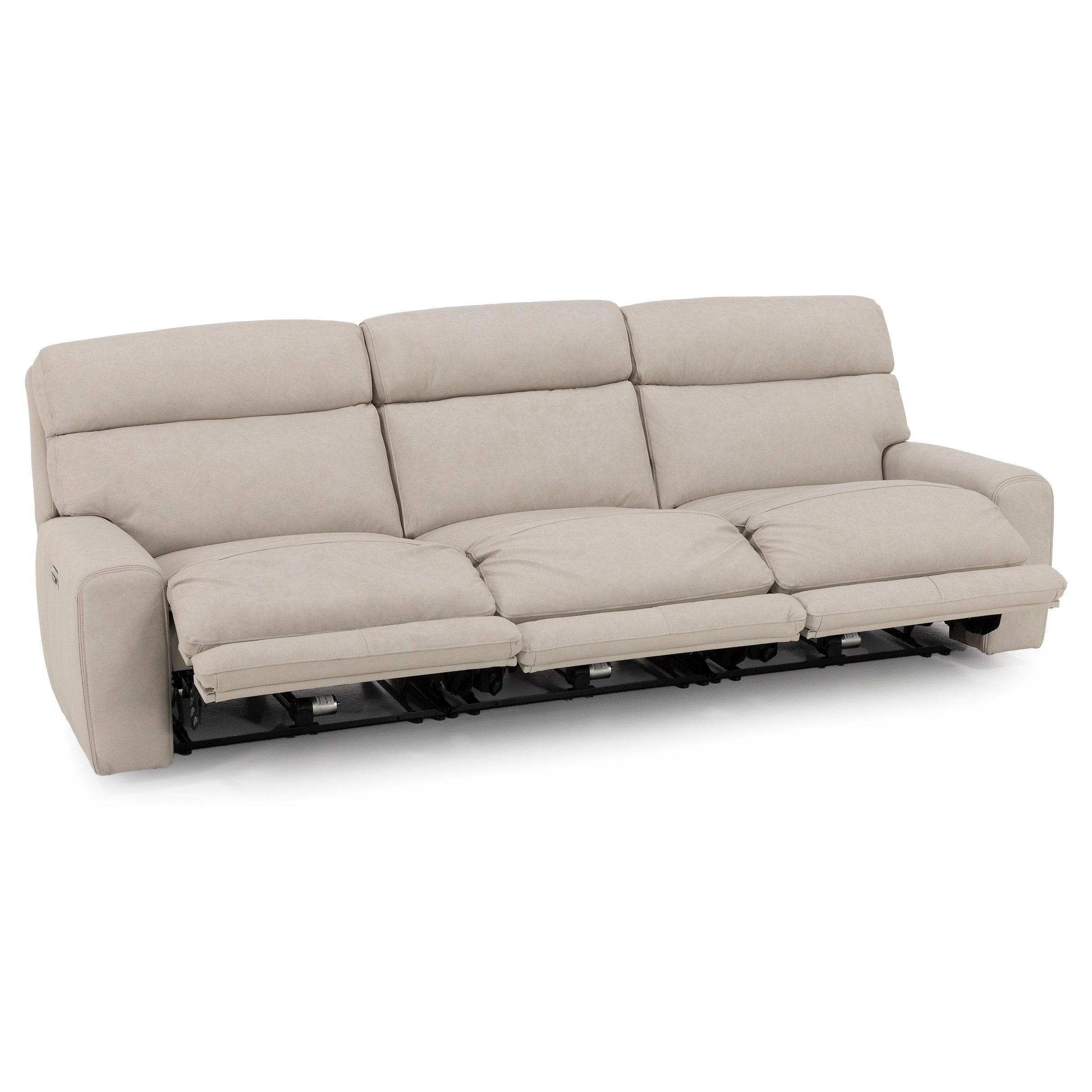 Morrow 3-Pc. Leather Fully Loaded Zero Gravity Reclining Sofa