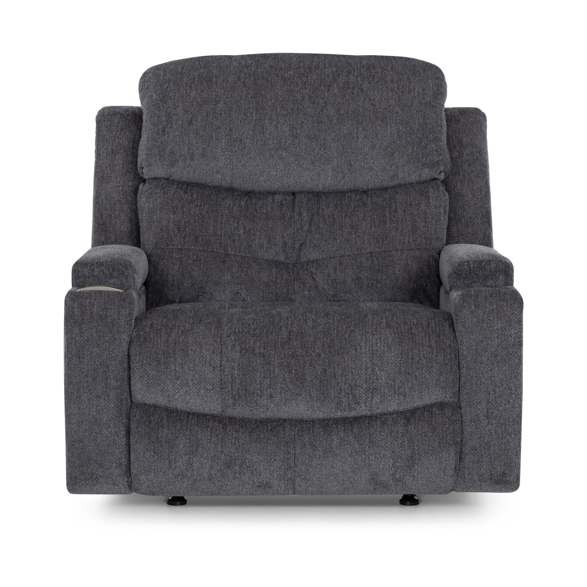 Beau Wide Power Recliner With Cupholders, Storage And Wireless Charging