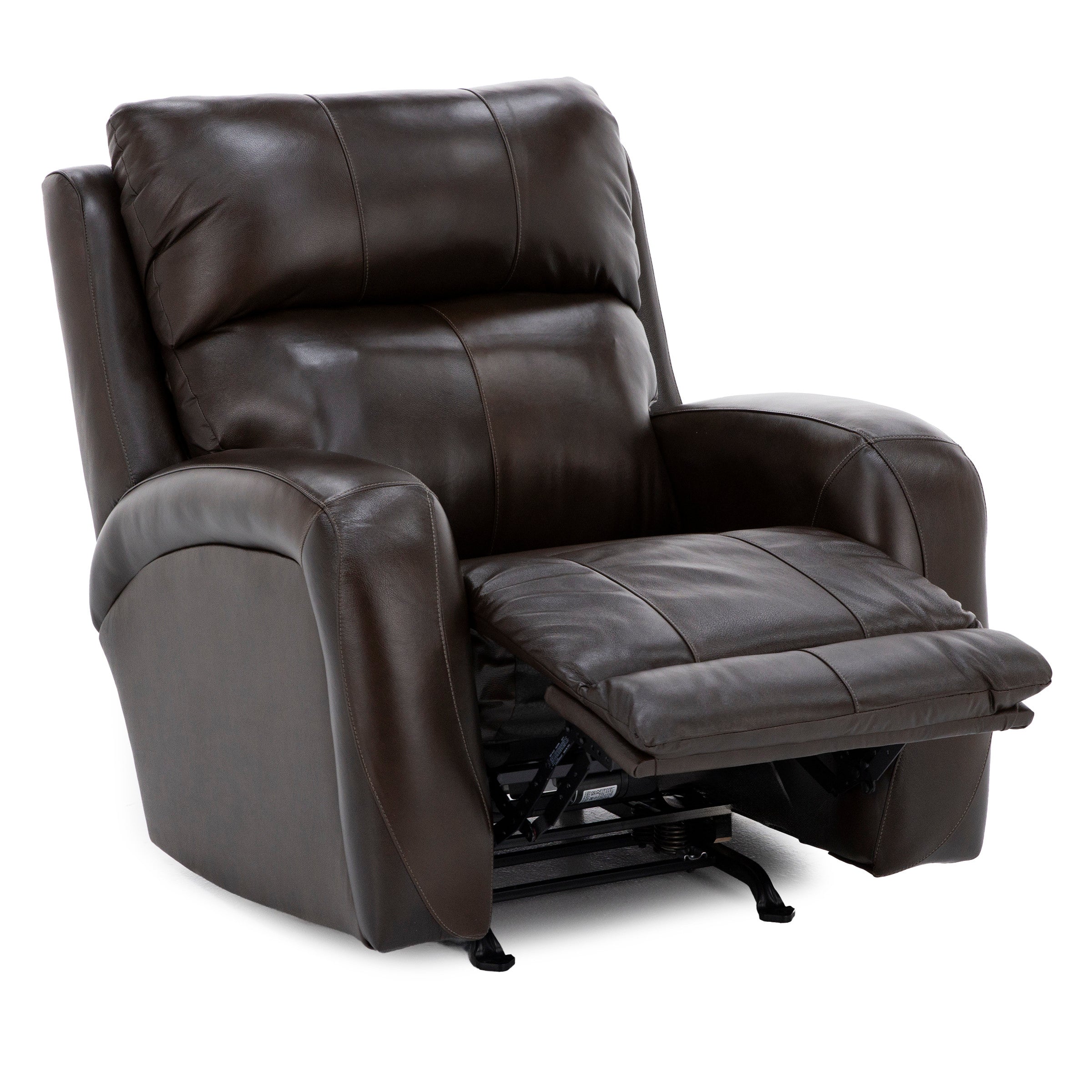 Pacey Leather Fully Loaded Rocker Recliner With SoCozi