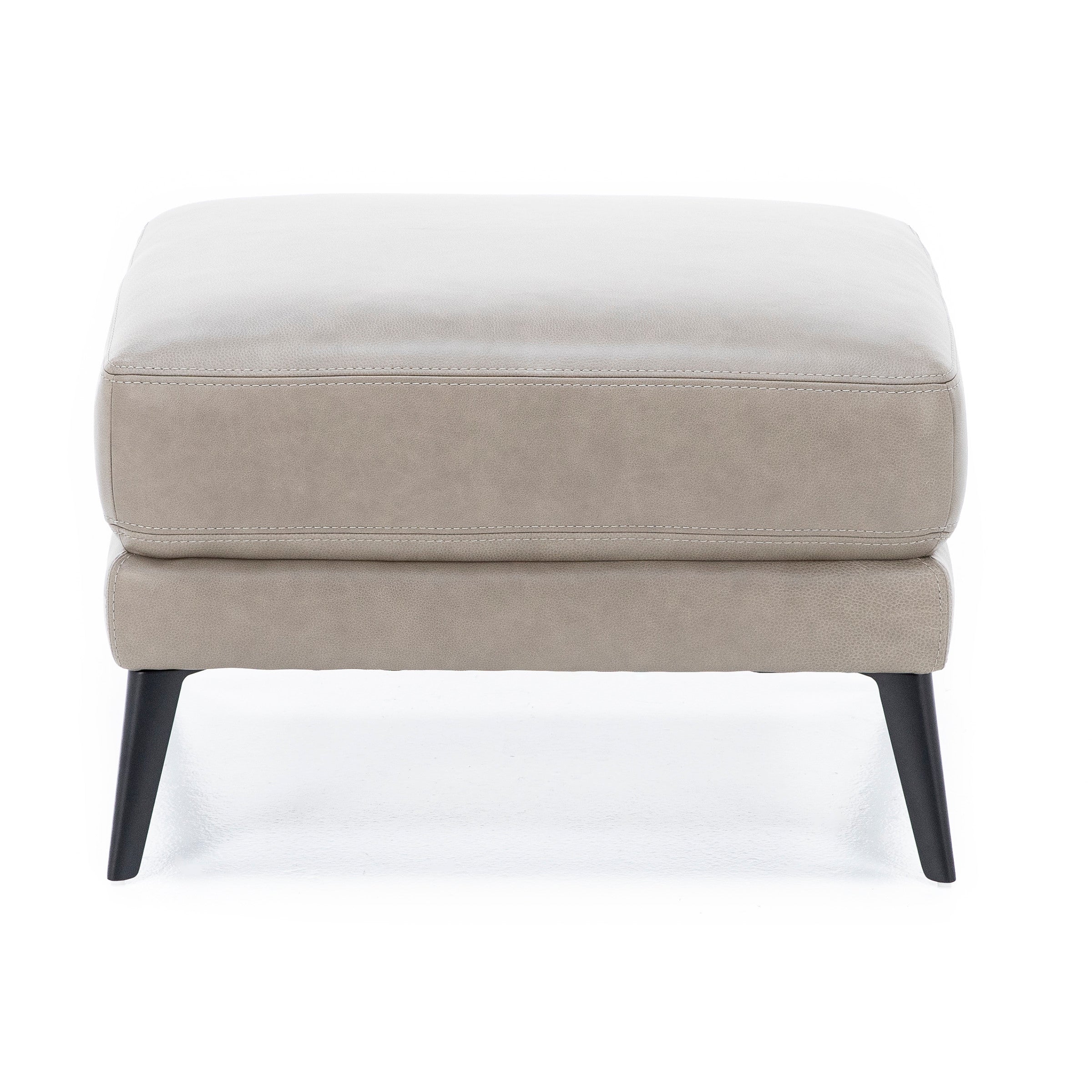 Houston Leather Ottoman