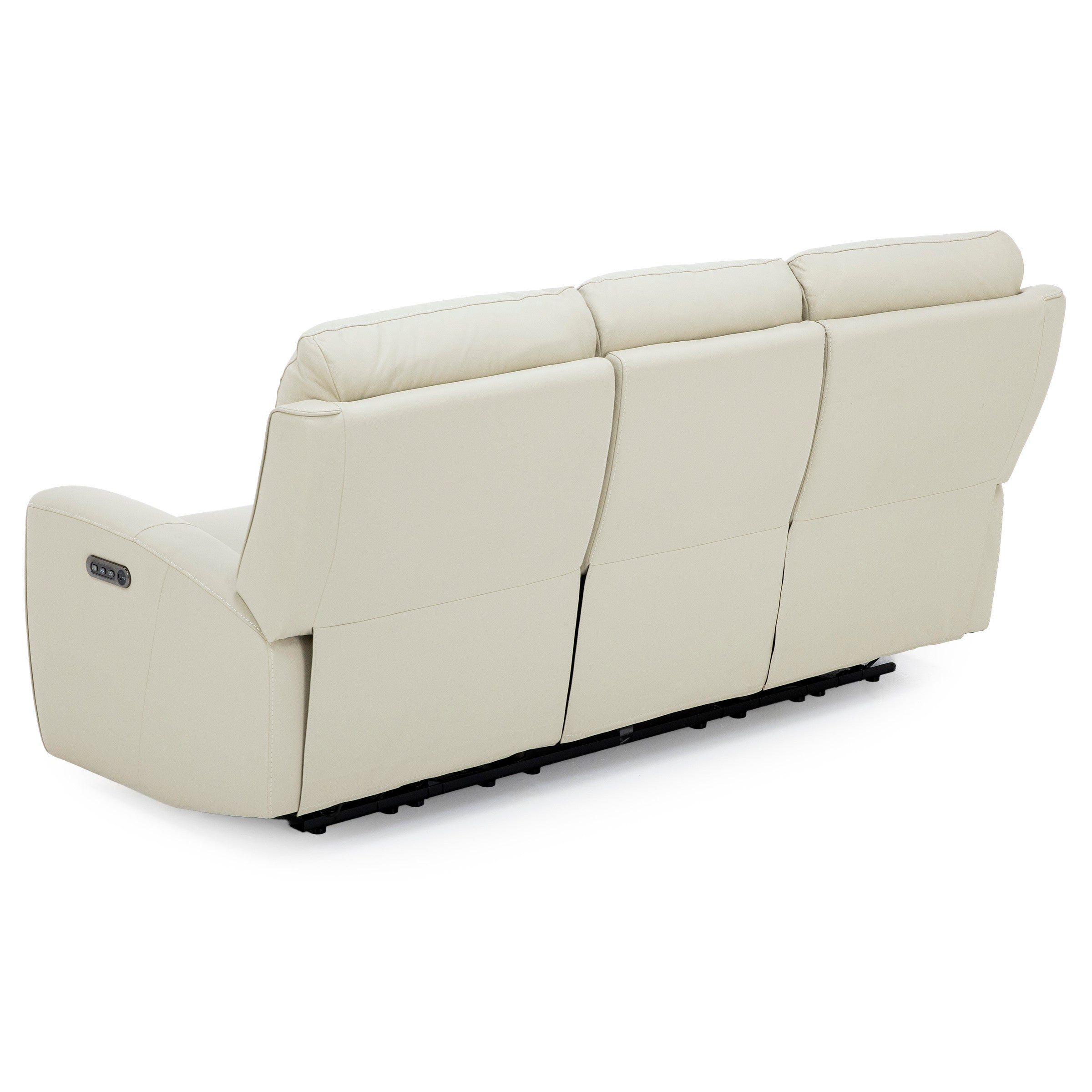 Fisher Leather Fully Loaded Reclining Sofa