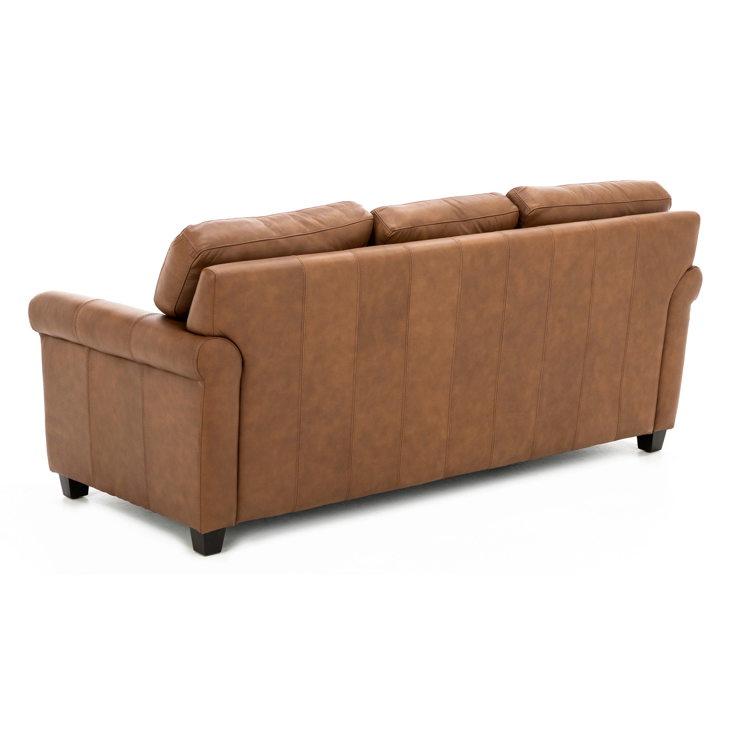 Sacramento Leather Small Sock Arm Sofa