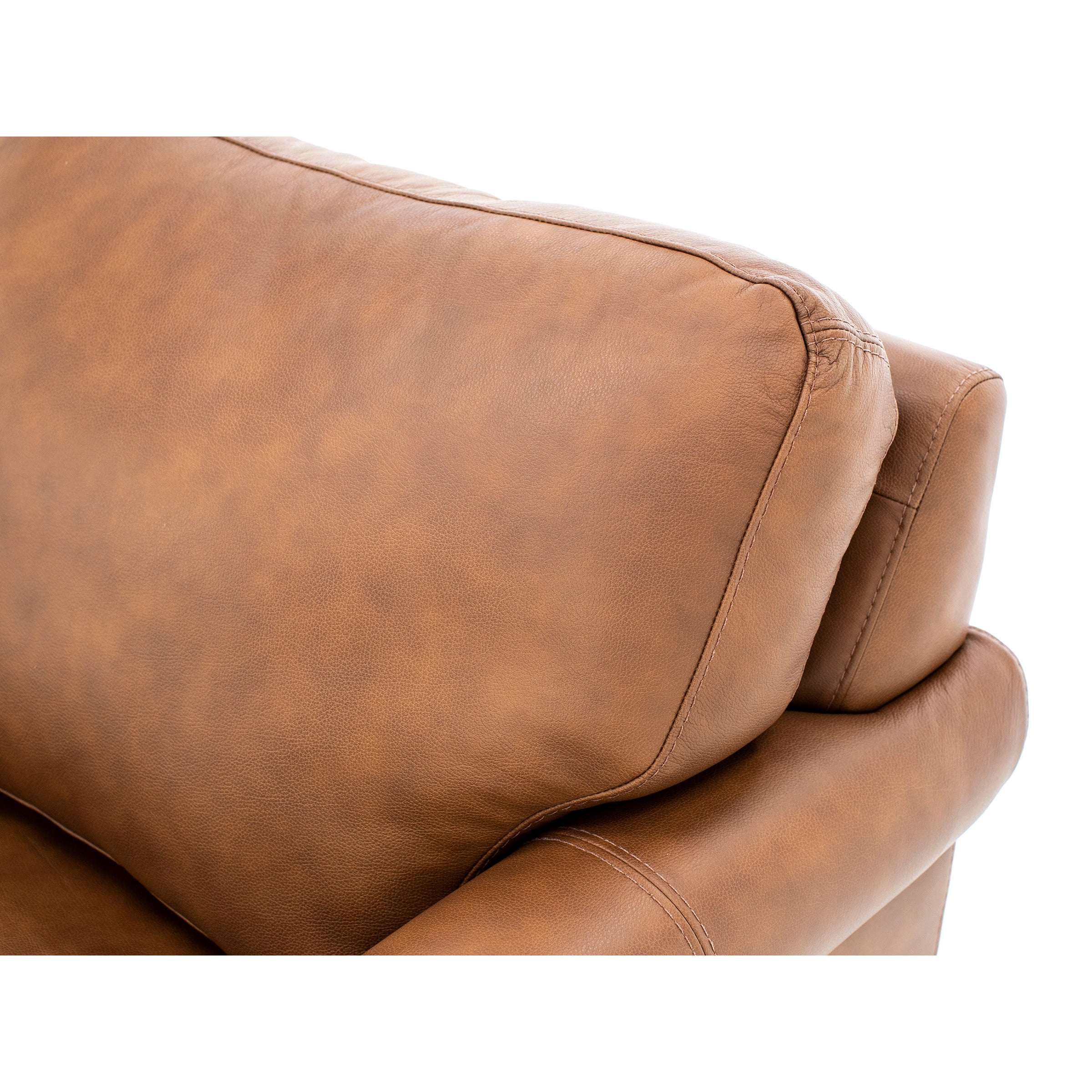 Sacramento Leather Small Sock Arm Sofa