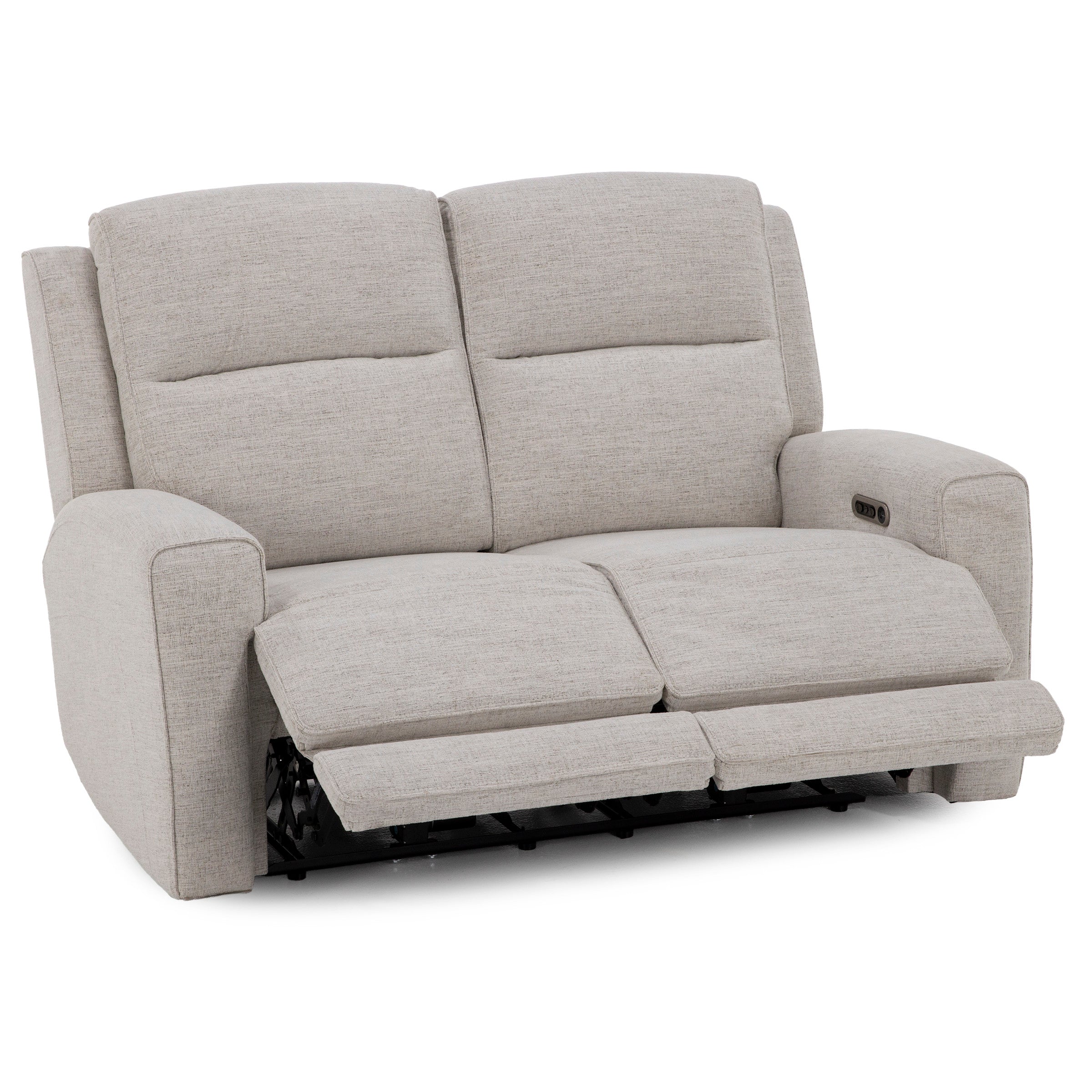 Flexsteel Shawna Power Headrest Reclining Loveseat