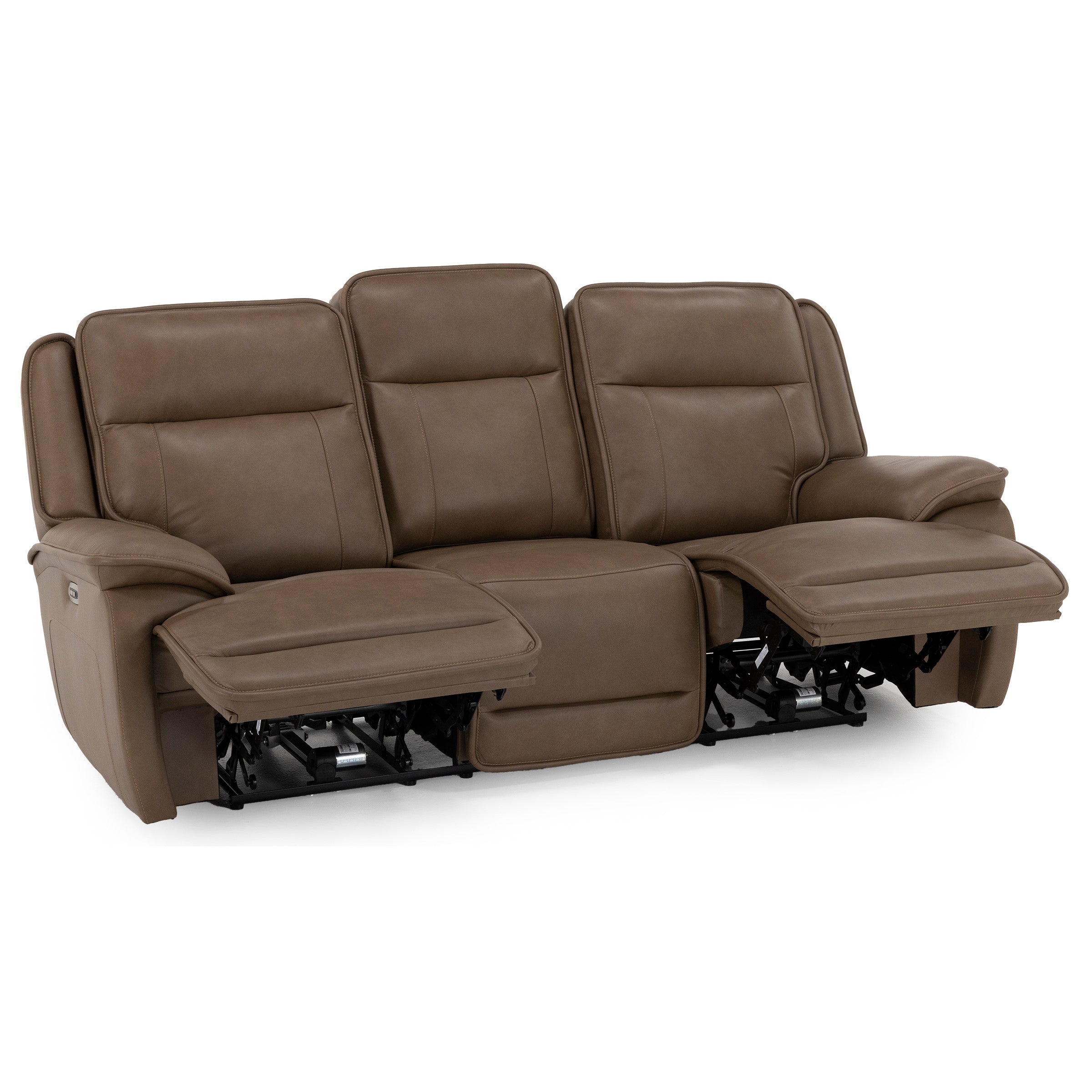 Glen Leather Power Headrest Zero Gravity Reclining Sofa