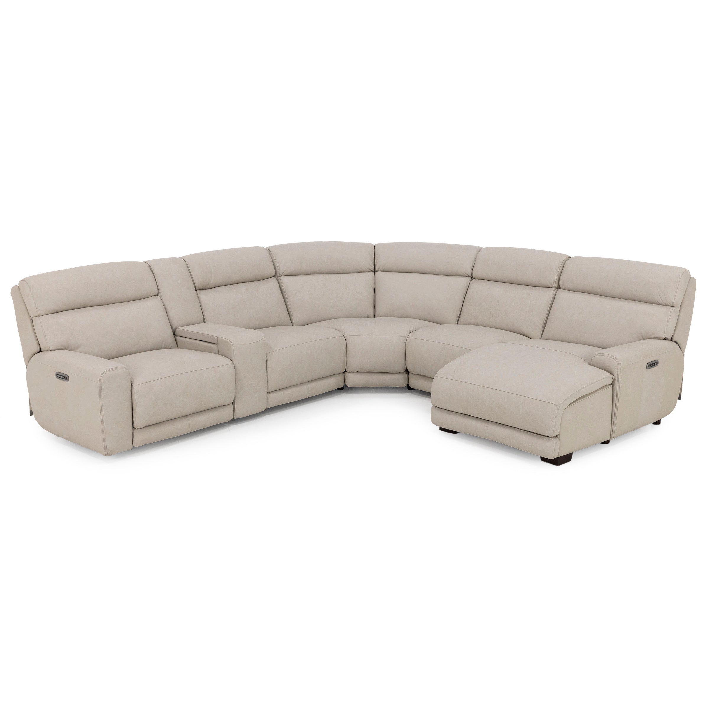 Morrow 6-Pc. Leather Fully Loaded Zero Gravity Reclining Modular