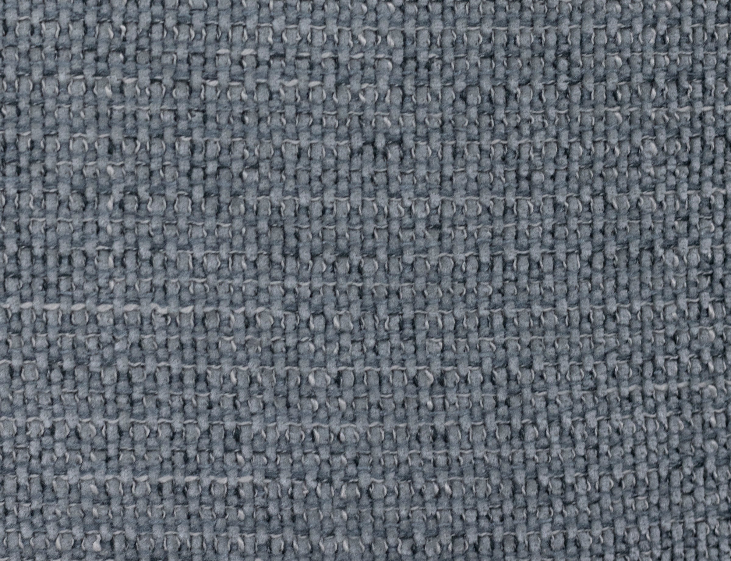 Gray woven fabric texture sample.