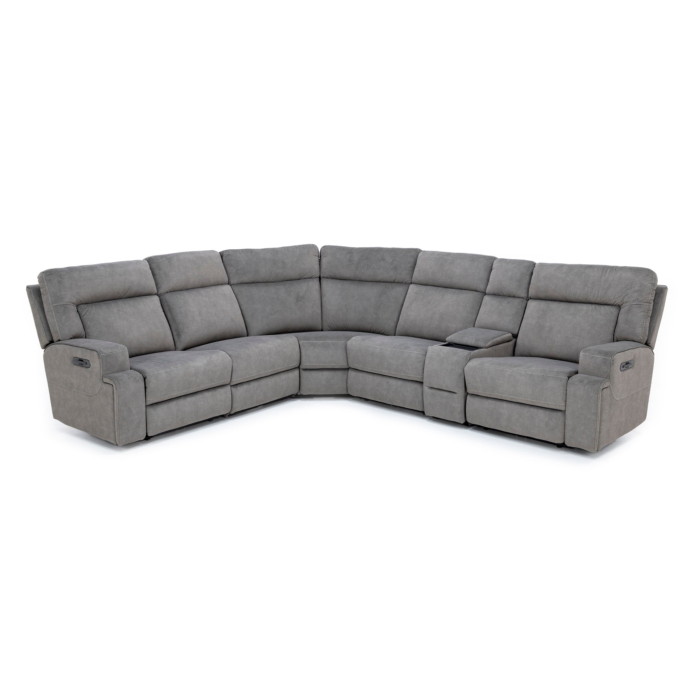 Royal 6-Pc. Fully Loaded Reclining Modular with Wireless Remote