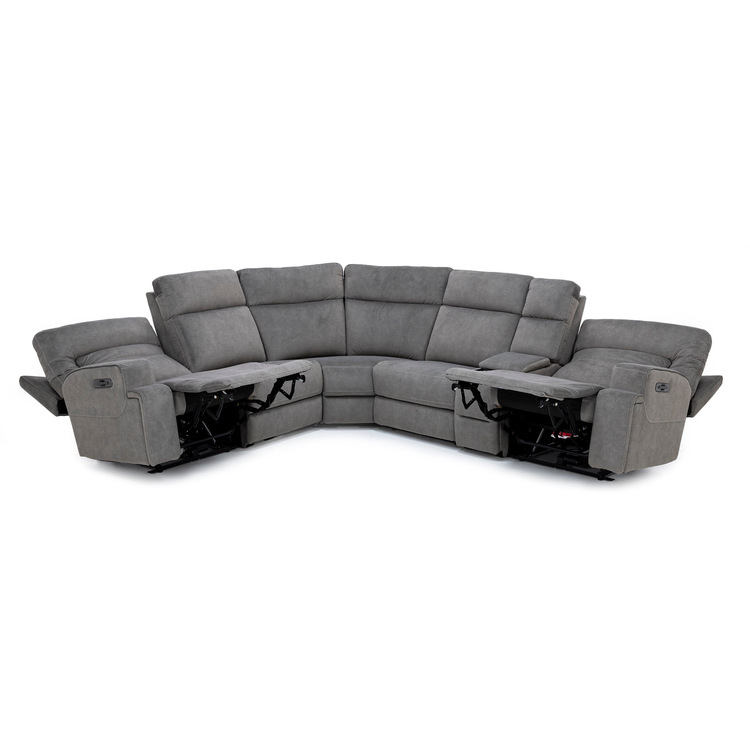 Royal 6-Pc. Fully Loaded Reclining Modular with Wireless Remote