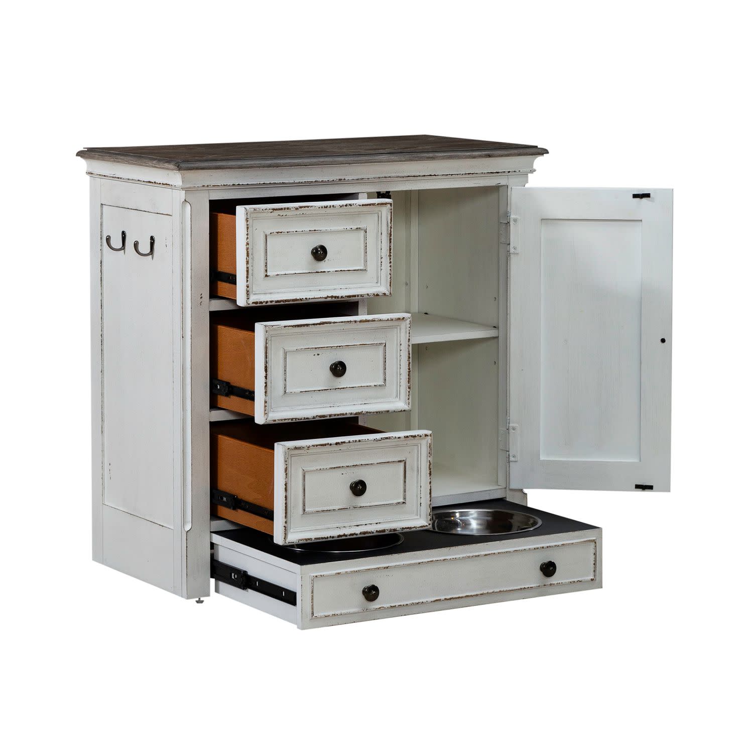 Magnolia Manor Pet Feeder Cabinet
