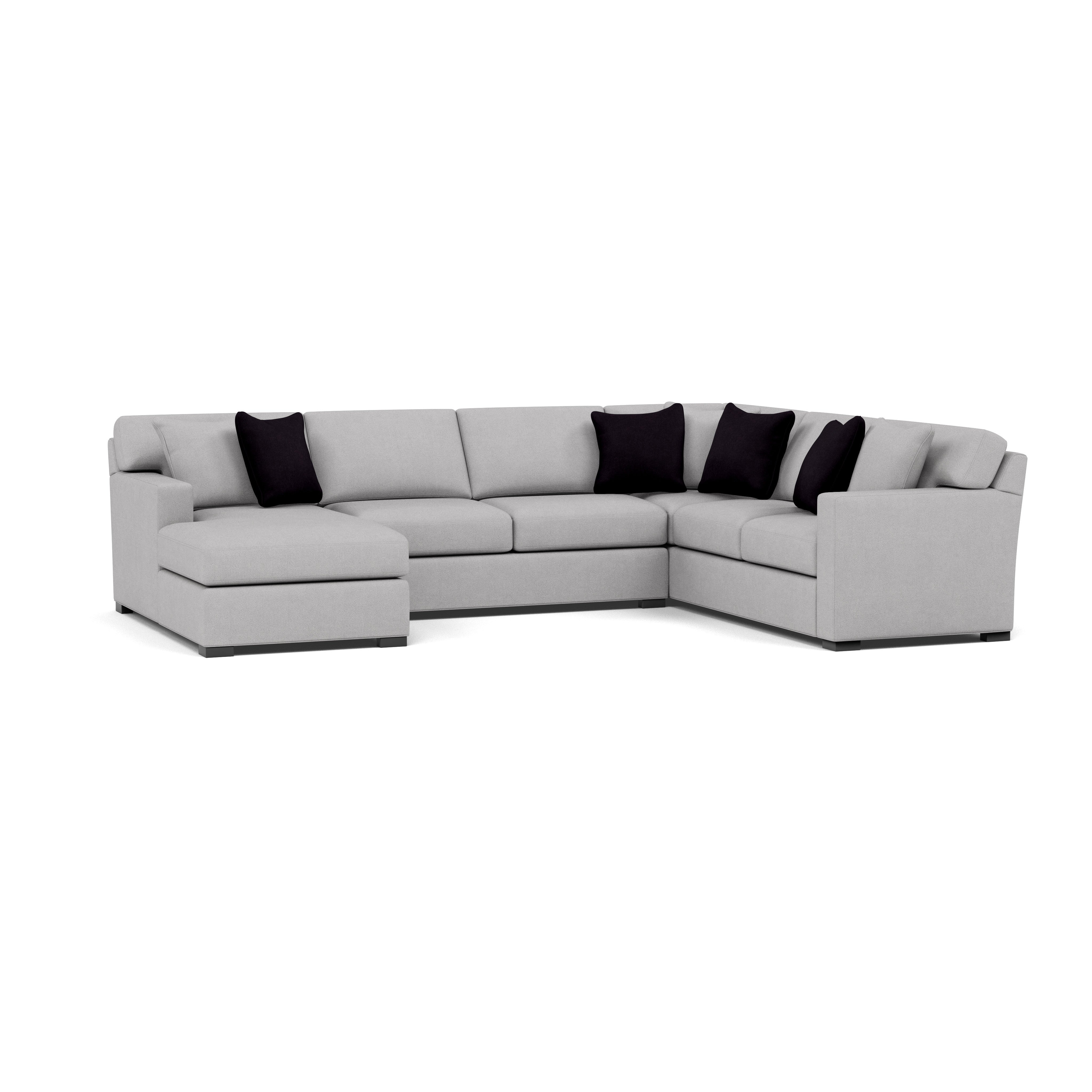 Echo 3-Pc. Sectional With Accent Pillows