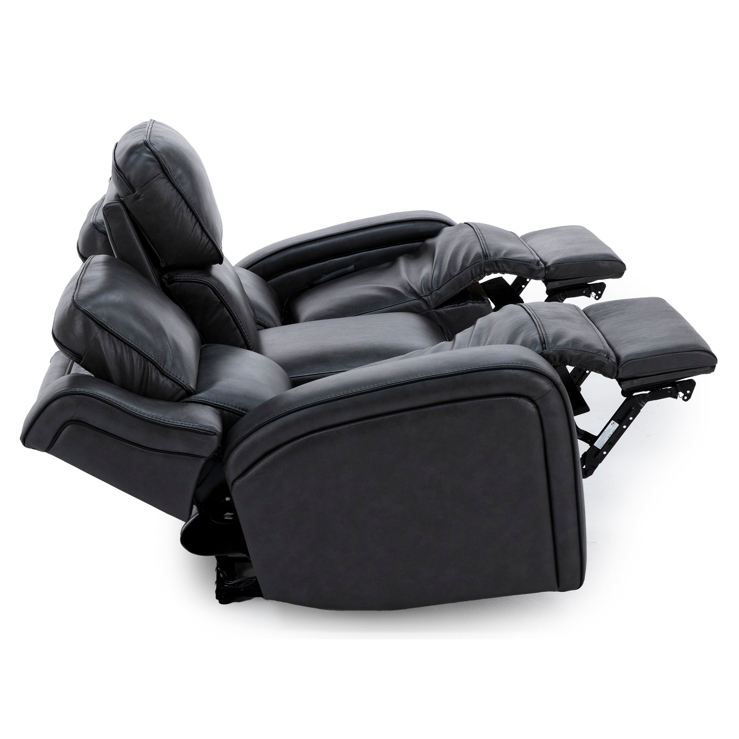 Liam Leather Fully Loaded Zero Gravity Reclining Sofa With Drop Table, Massage & Immersive Audio