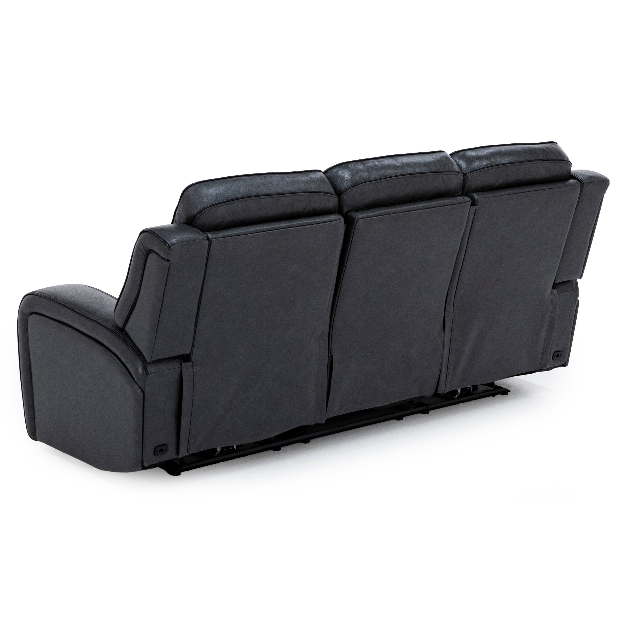 Liam Leather Fully Loaded Zero Gravity Reclining Sofa With Drop Table, Massage & Immersive Audio