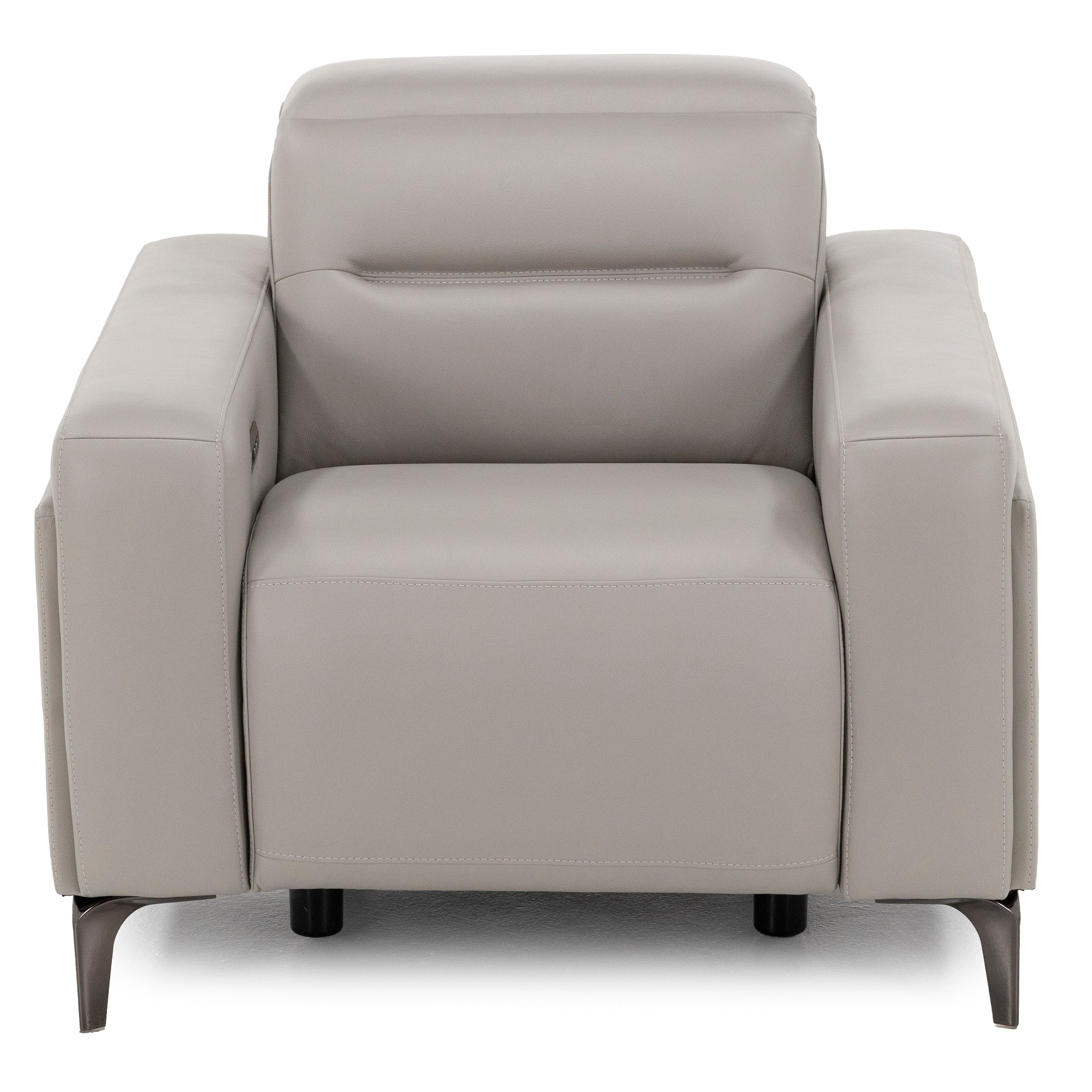 Drew & Jonathan Home Amalfi Leather Wall Saver Power Headrest Recliner