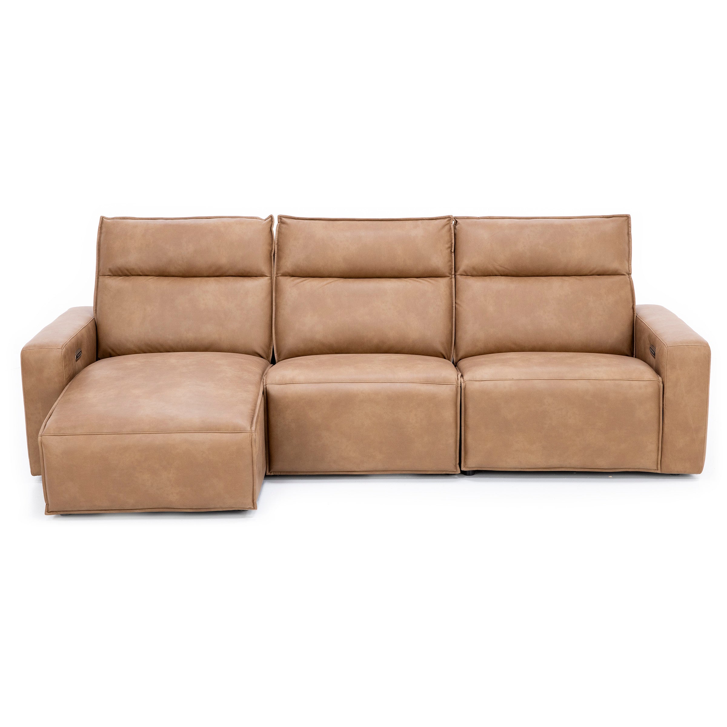Direct Designs Reinvent Your Space 3-Pc. Power Headrest Reclining Chaise Sofa