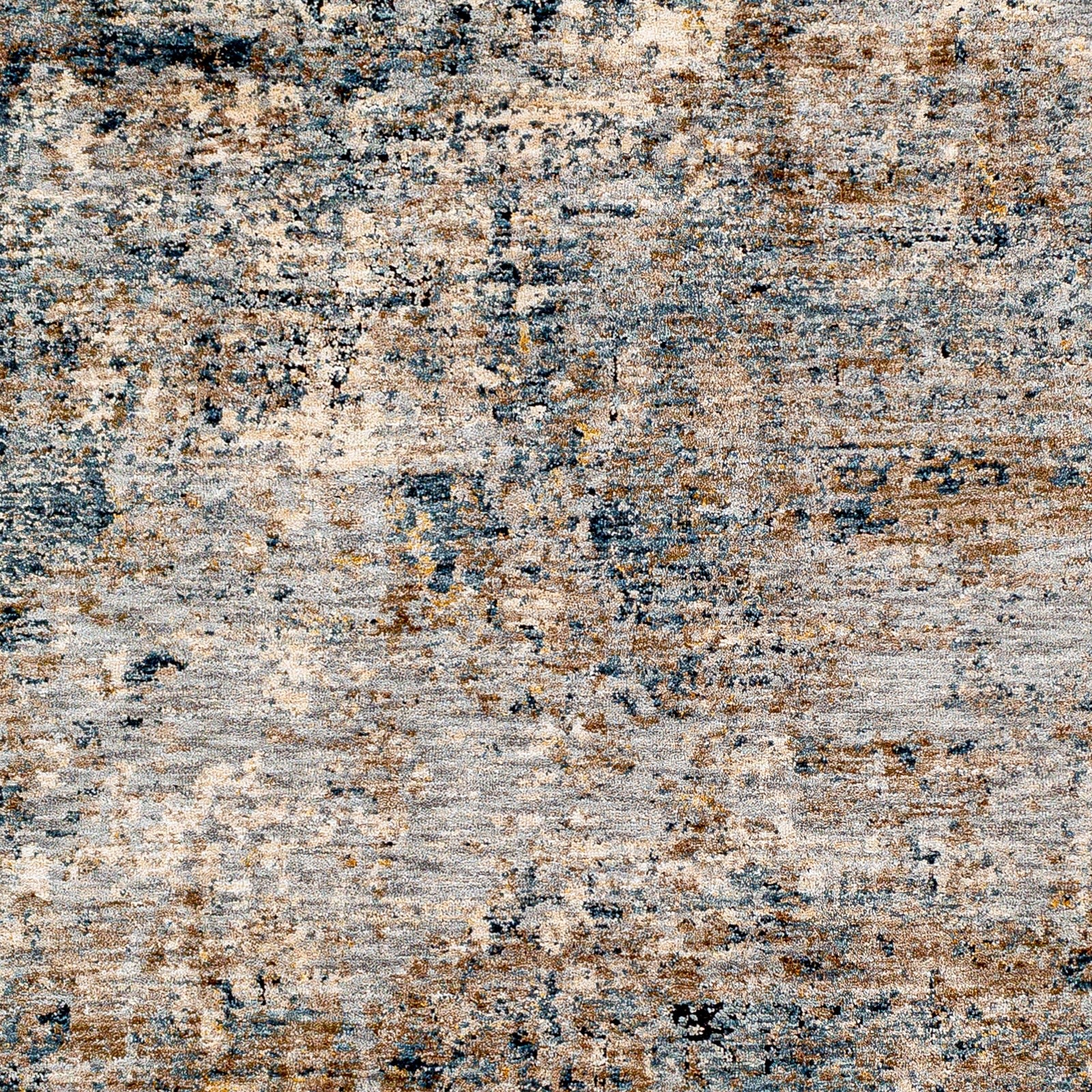 Mirabel Grey/Blue Abstract Area Rug