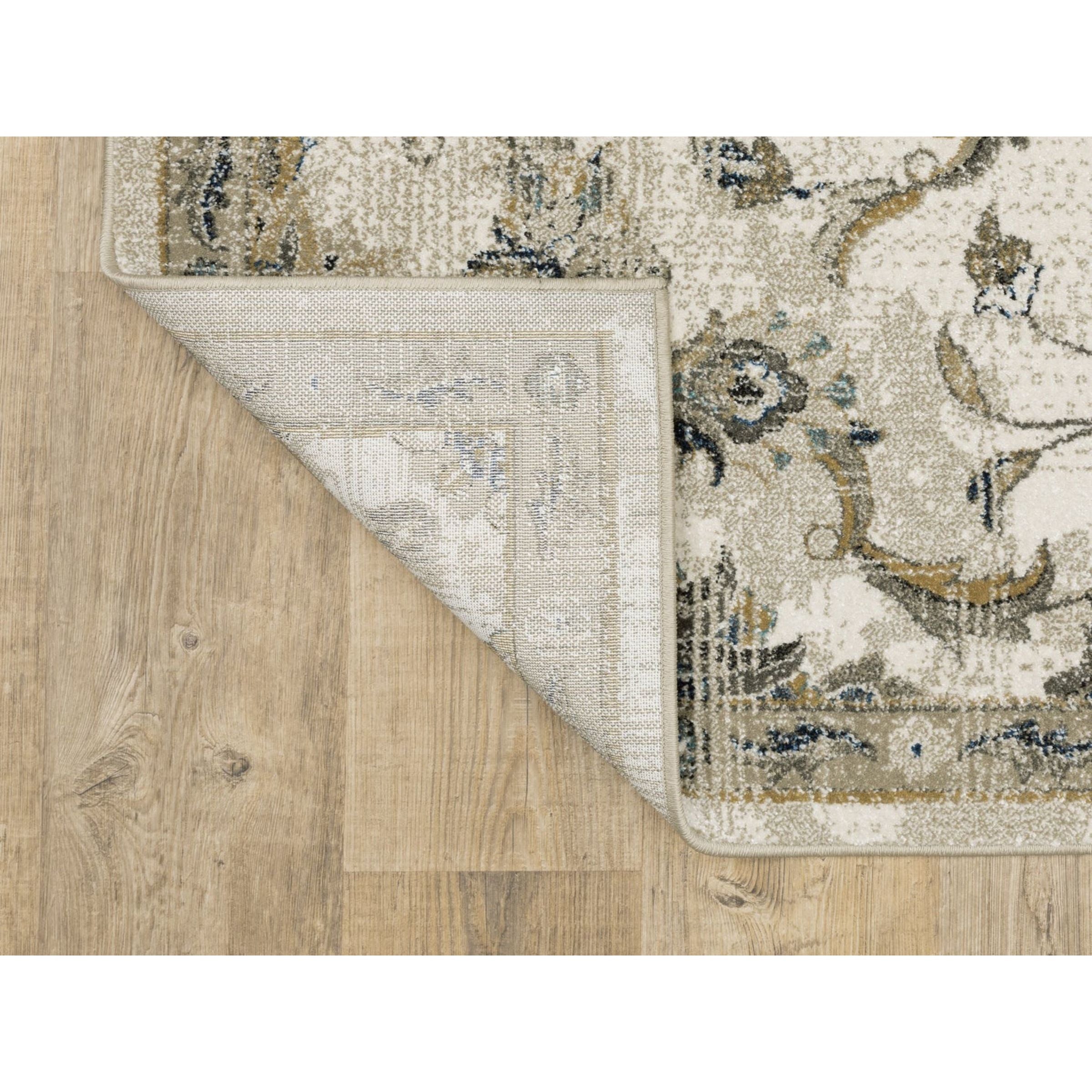 Venice Cream/Blue Area Rug