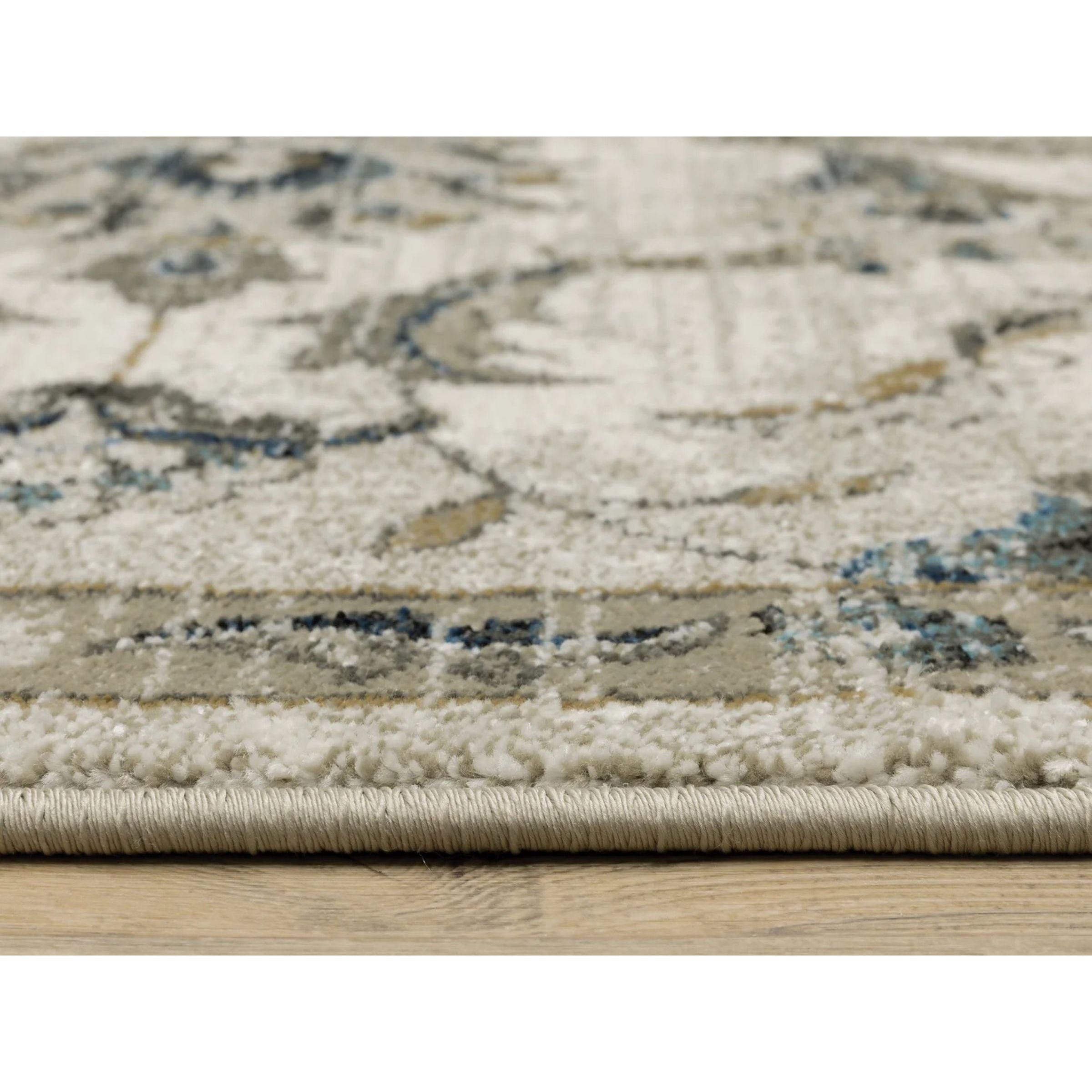 Venice Cream/Blue Area Rug