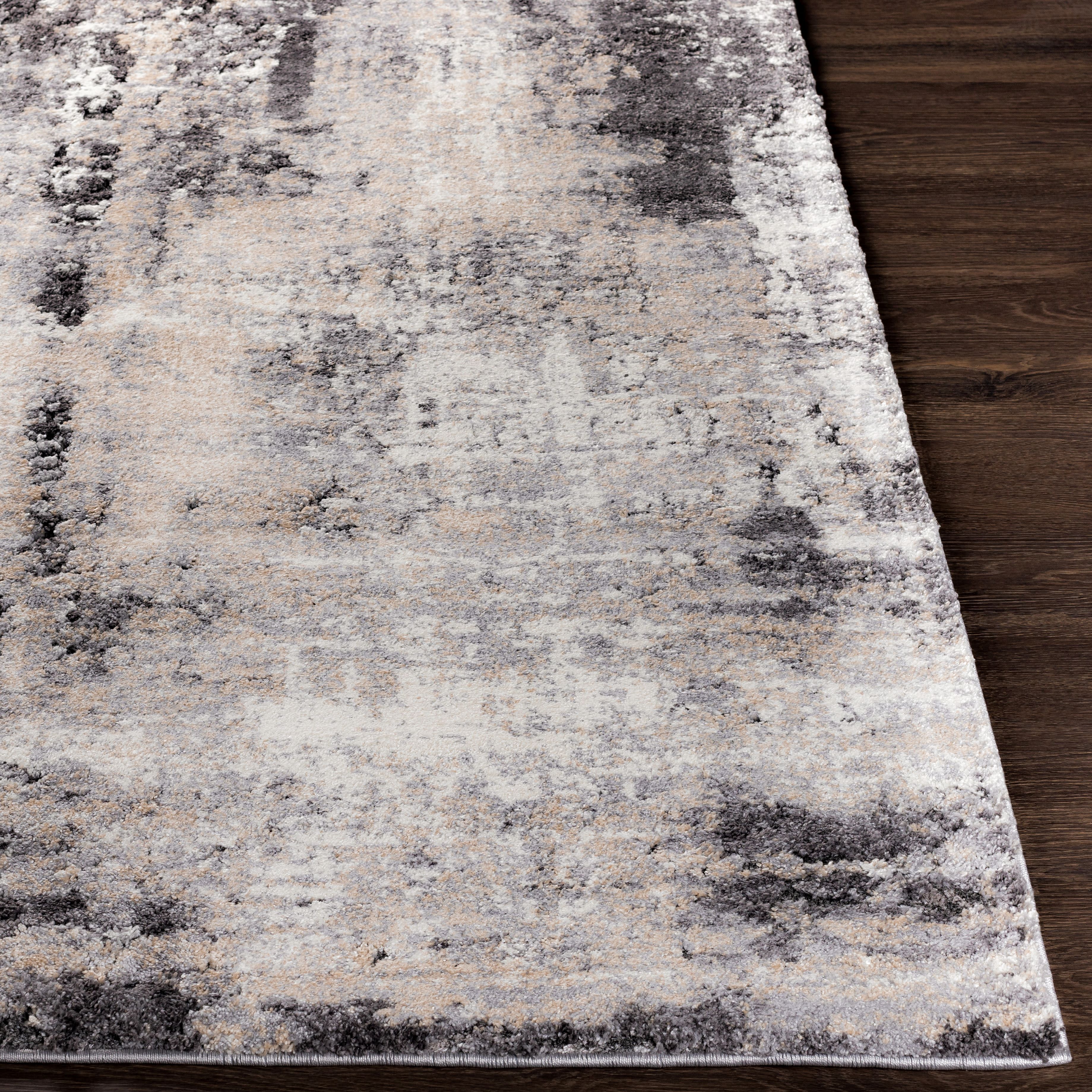 Tuscany Black/Grey/Tan Area Rug