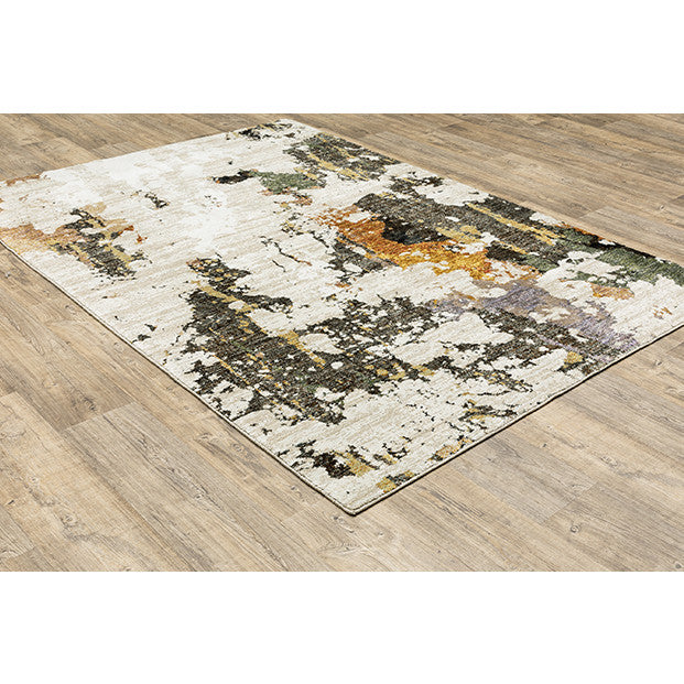 Evolution Brown/Orange/Tan Area Rug