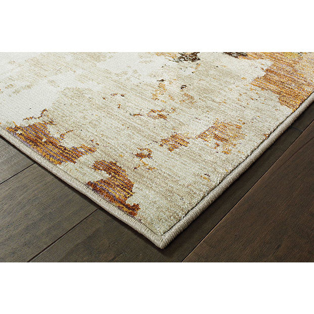 Evolution Brown/Orange/Tan Area Rug