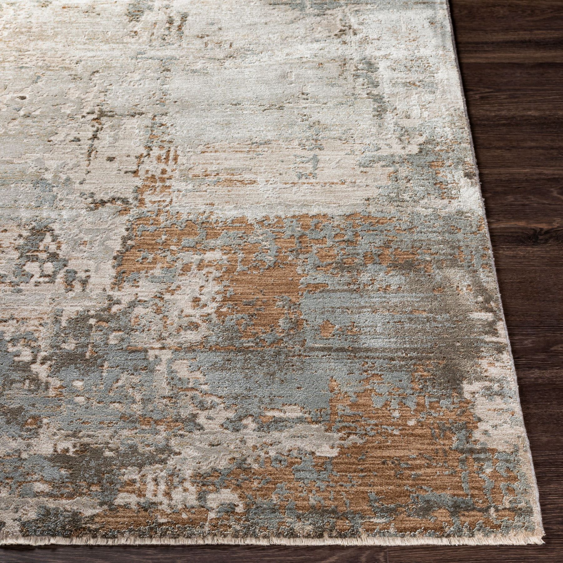 Brunswick Sage/Charcoal Abstract Area Rug
