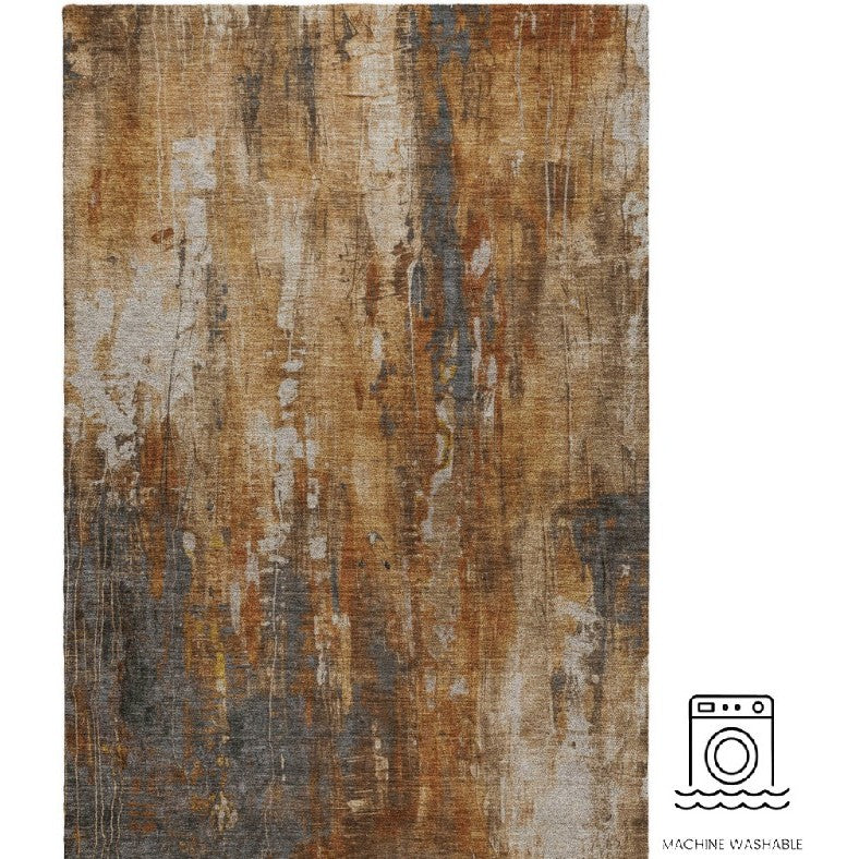 Kochi Rust Machine Washable Area Rug