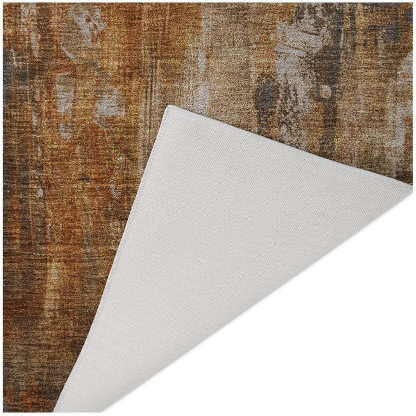 Kochi Rust Machine Washable Area Rug