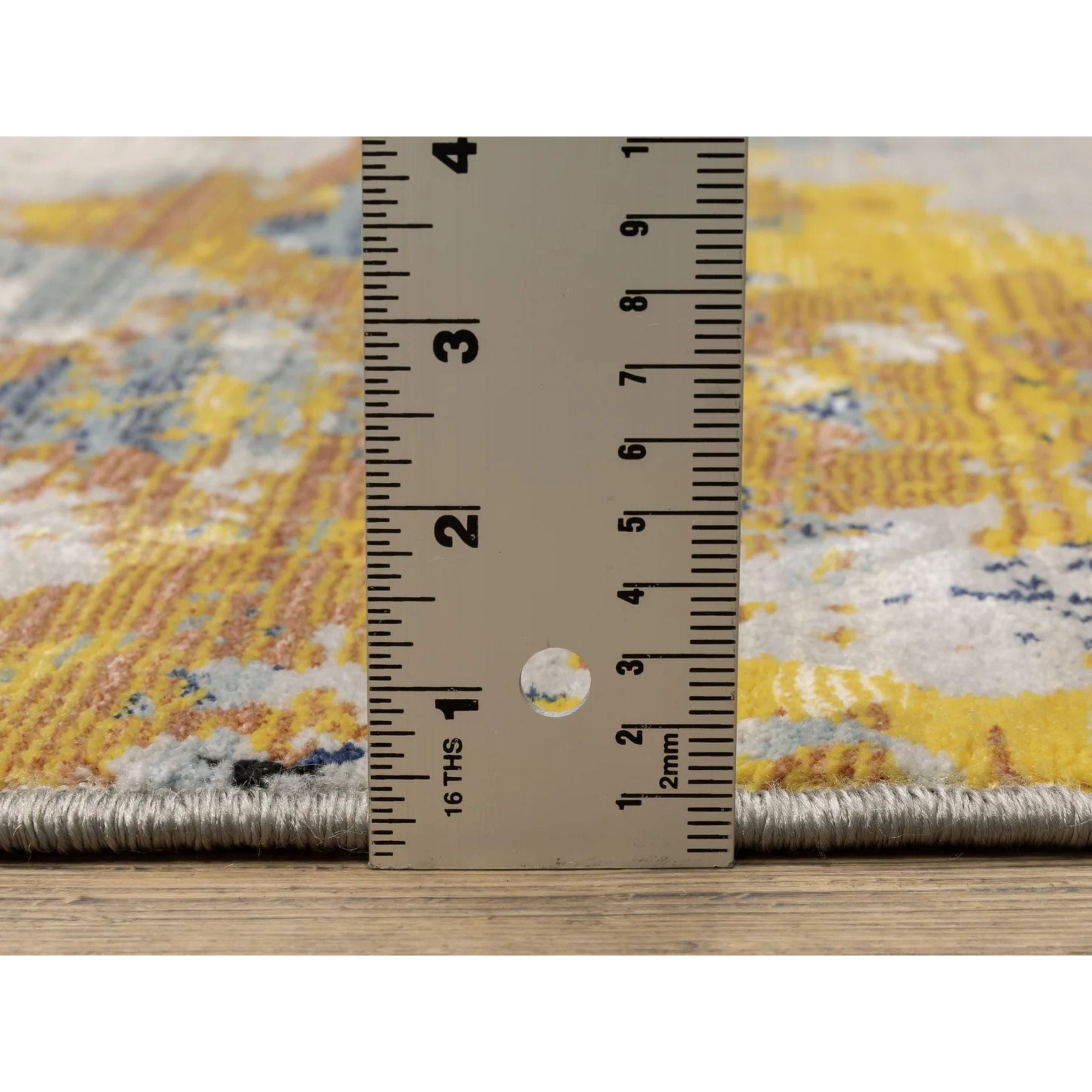 Caravan Yellow/Blue Abstract Area Rug