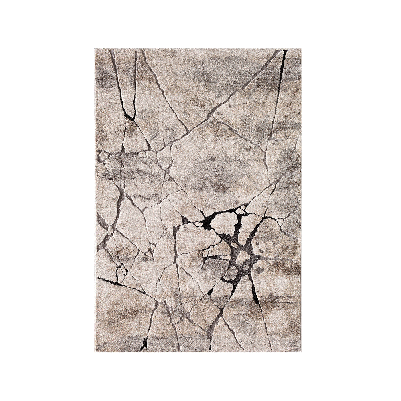 Rainier Tan/Grey Shatter Area Rug