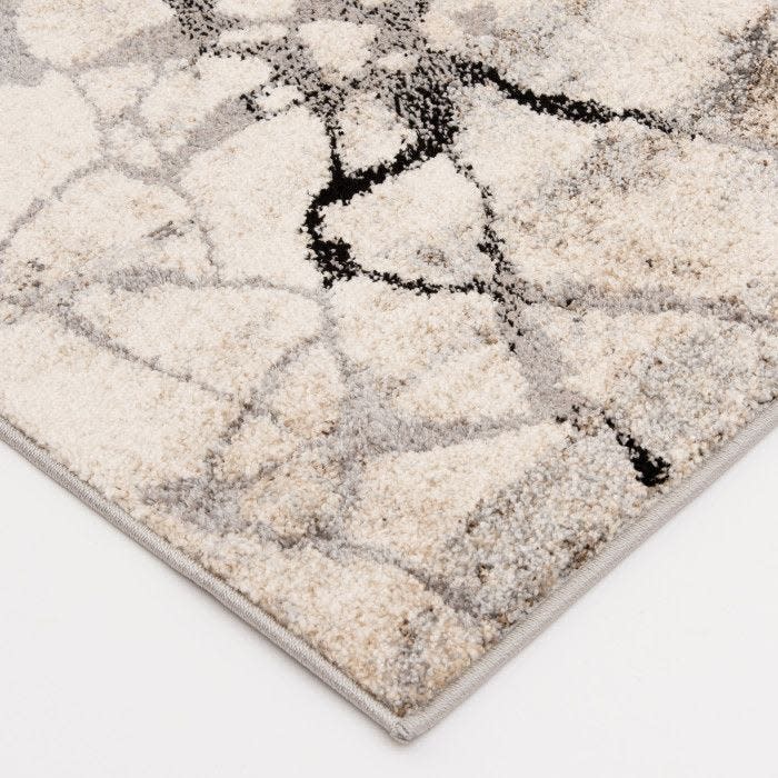 Rainier Tan/Grey Shatter Area Rug