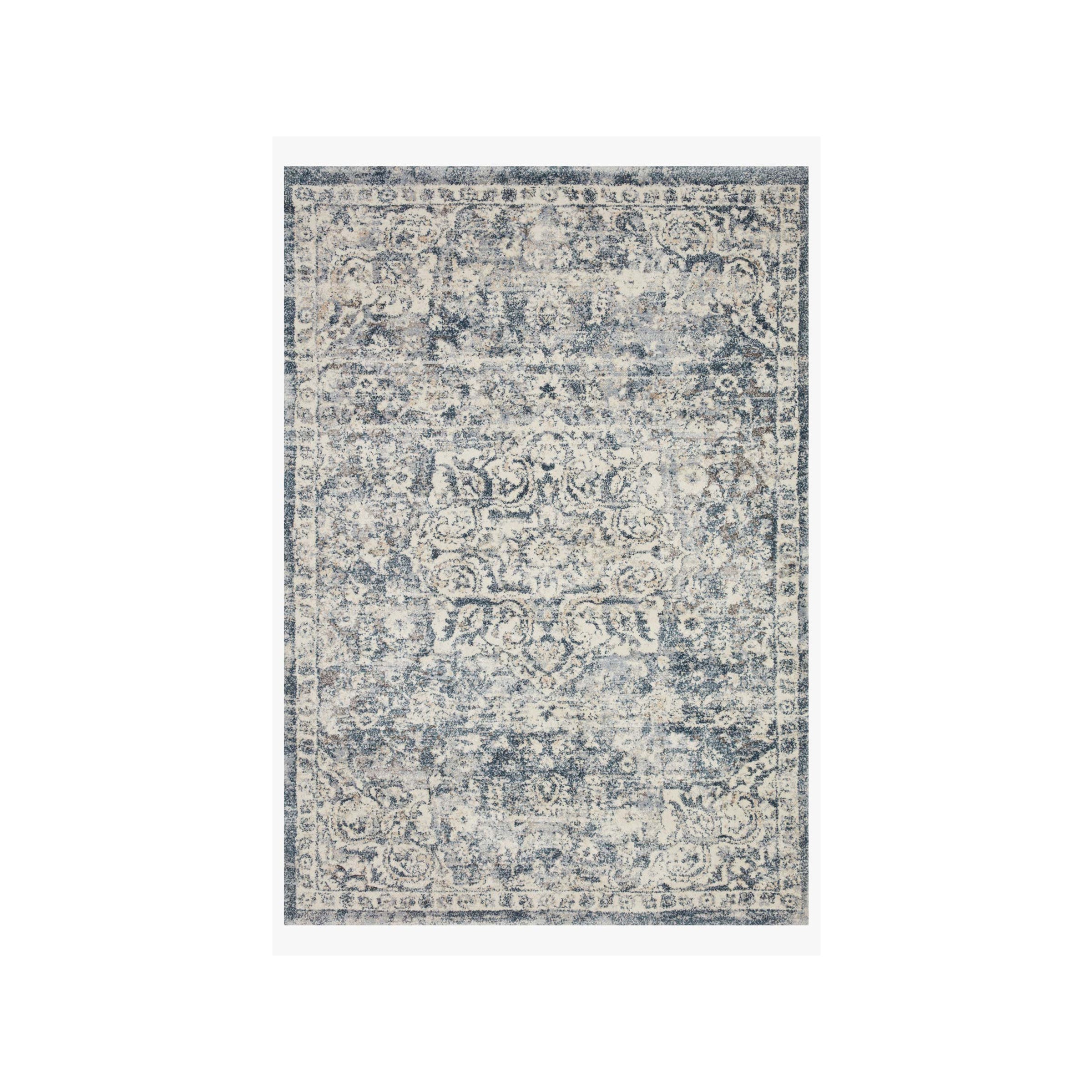 Theory Ivory/Blue Area Rug