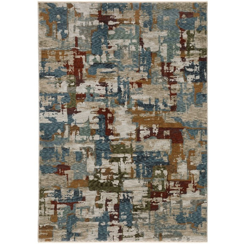 Hayden Beige/Multi Abstract Area Rug