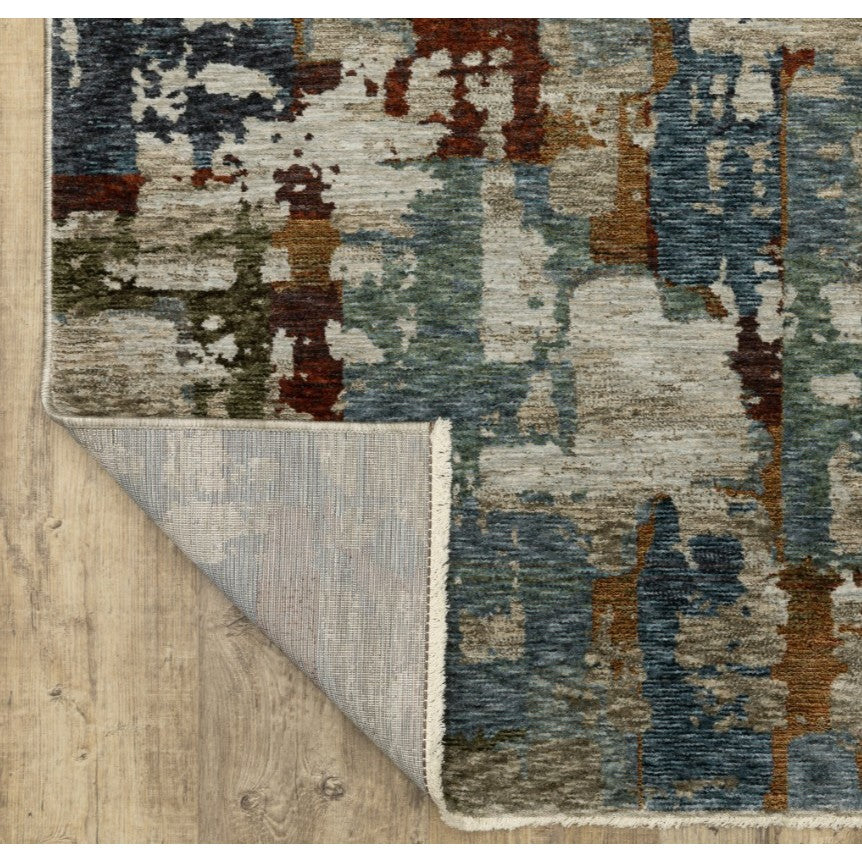 Hayden Beige/Multi Abstract Area Rug
