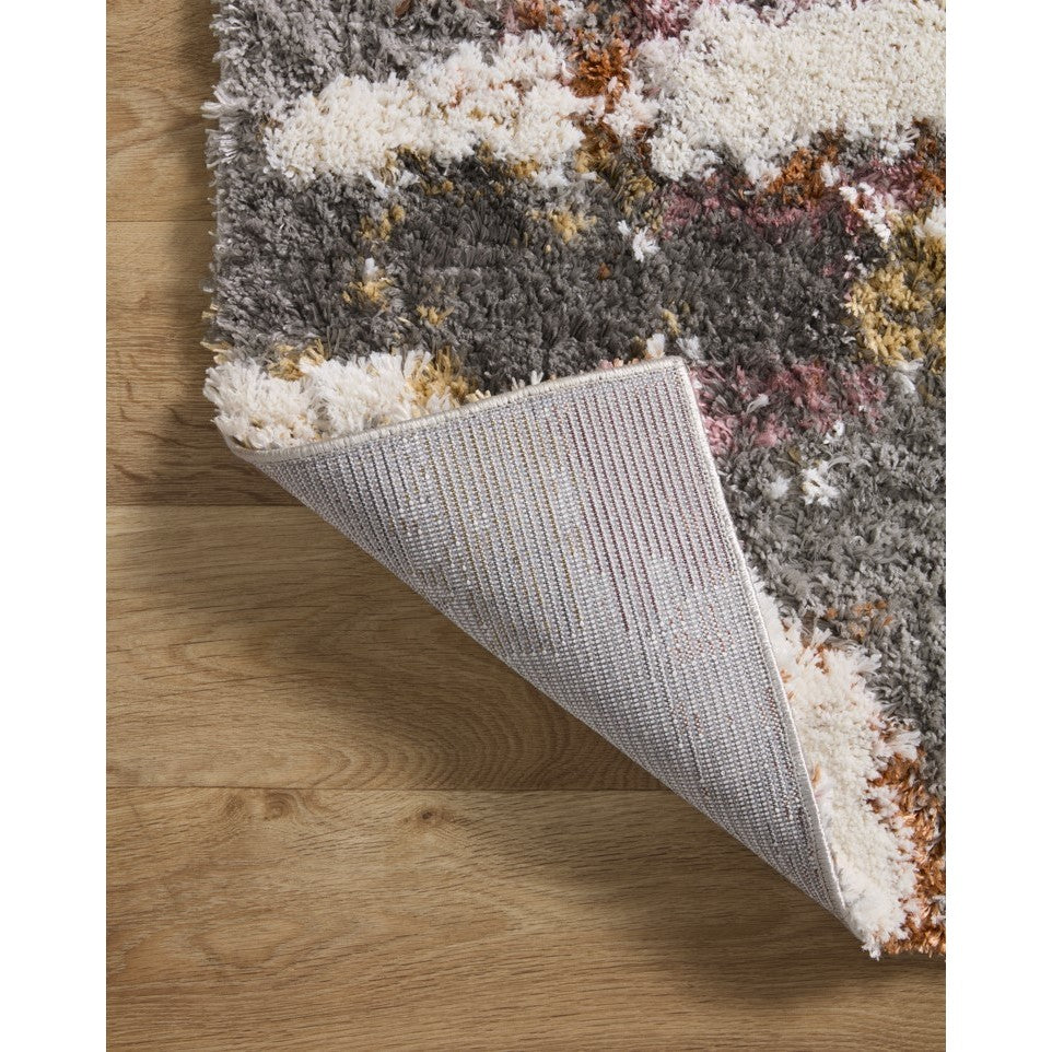 Levitt Grey/Multi Shag Area Rug