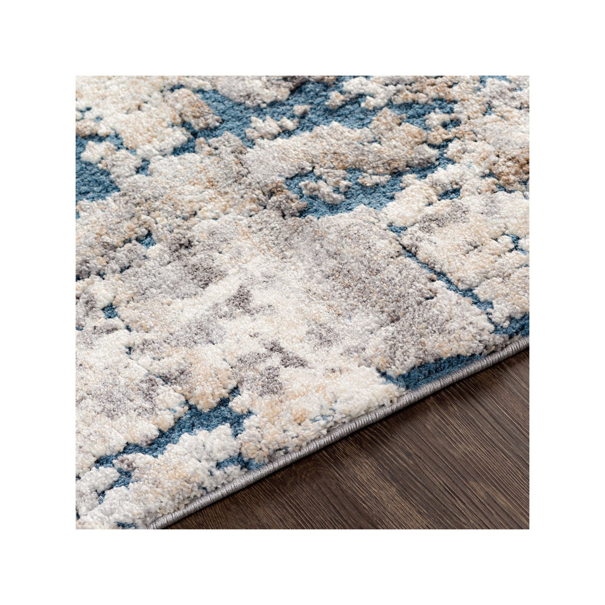 Tuscany Tan/Grey/Blue Area Rug