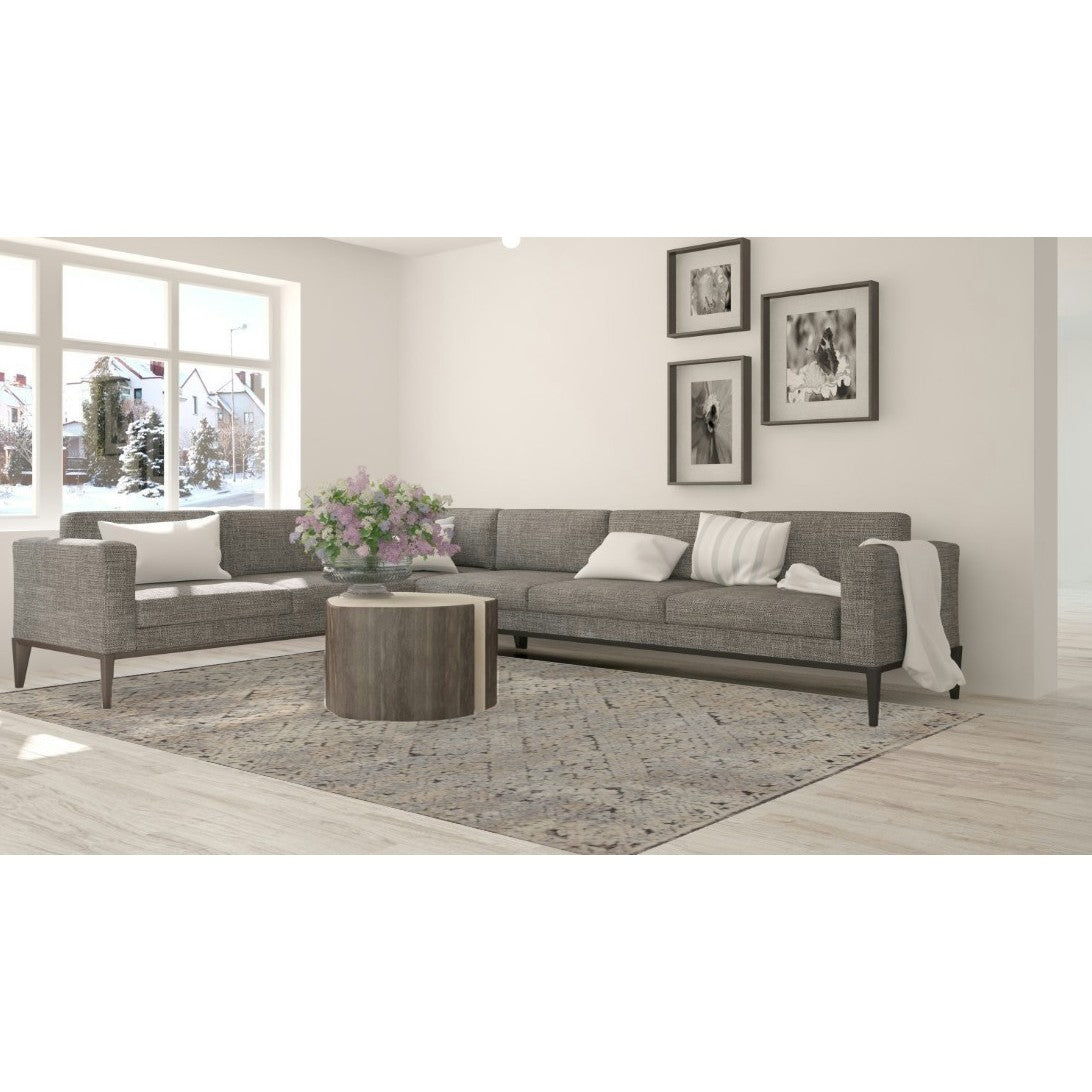 Theory Grey/Sand Area Rug