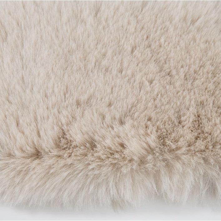Ultimate Angora Ivory Faux Fur Area Rug