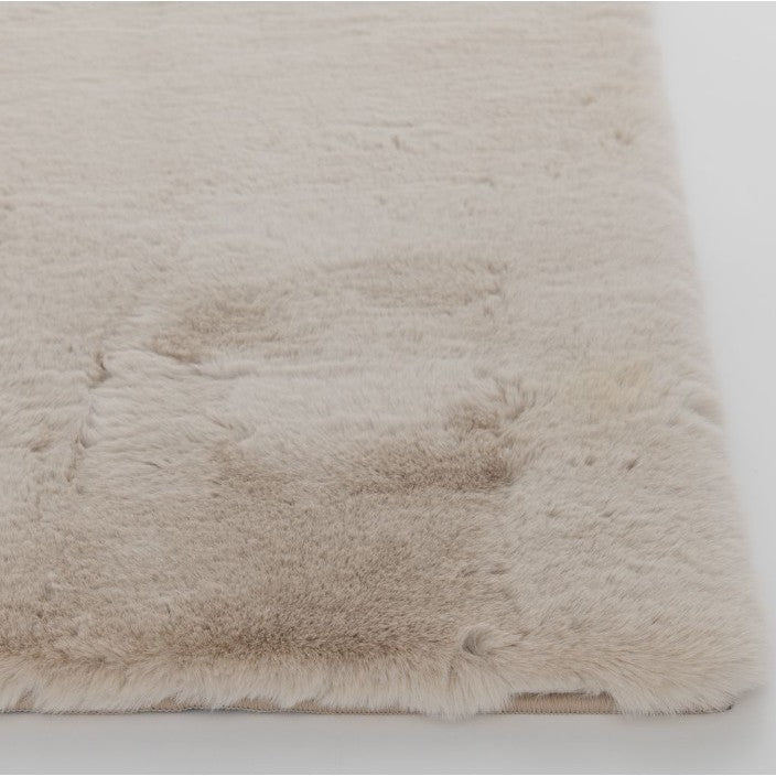 Ultimate Angora Ivory Faux Fur Area Rug