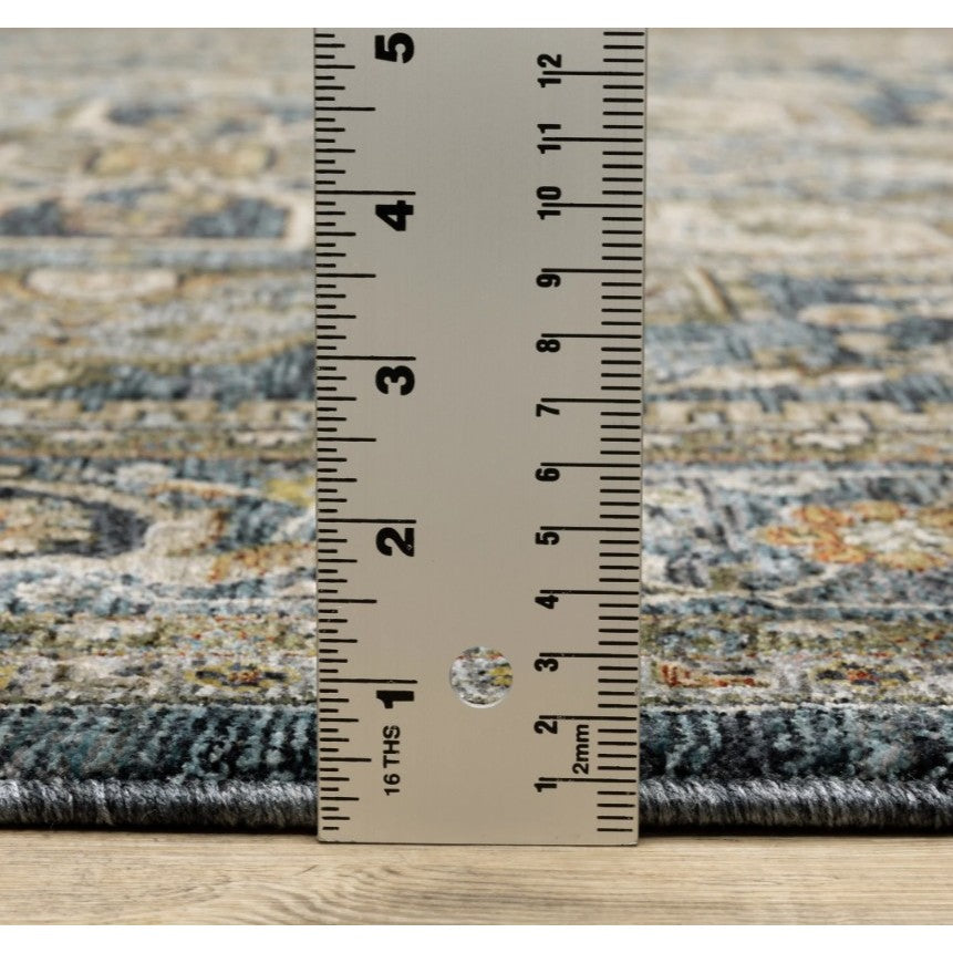 Aberdeen Blue Medallion Area Rug